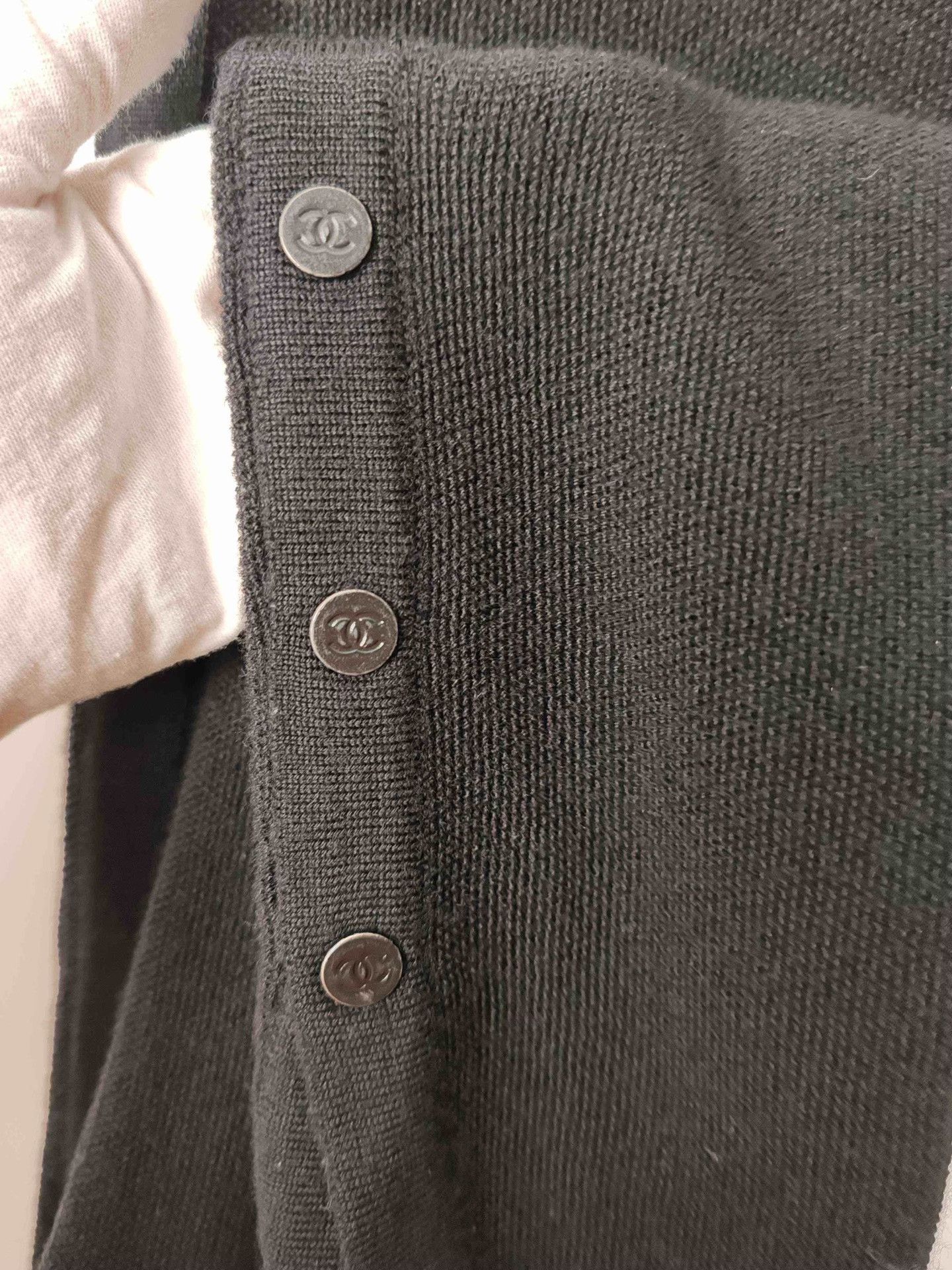 Chanel Chanel Knit Logo Button Pants Size 34 Size 25" / US 0 / IT 36 - 6 Thumbnail