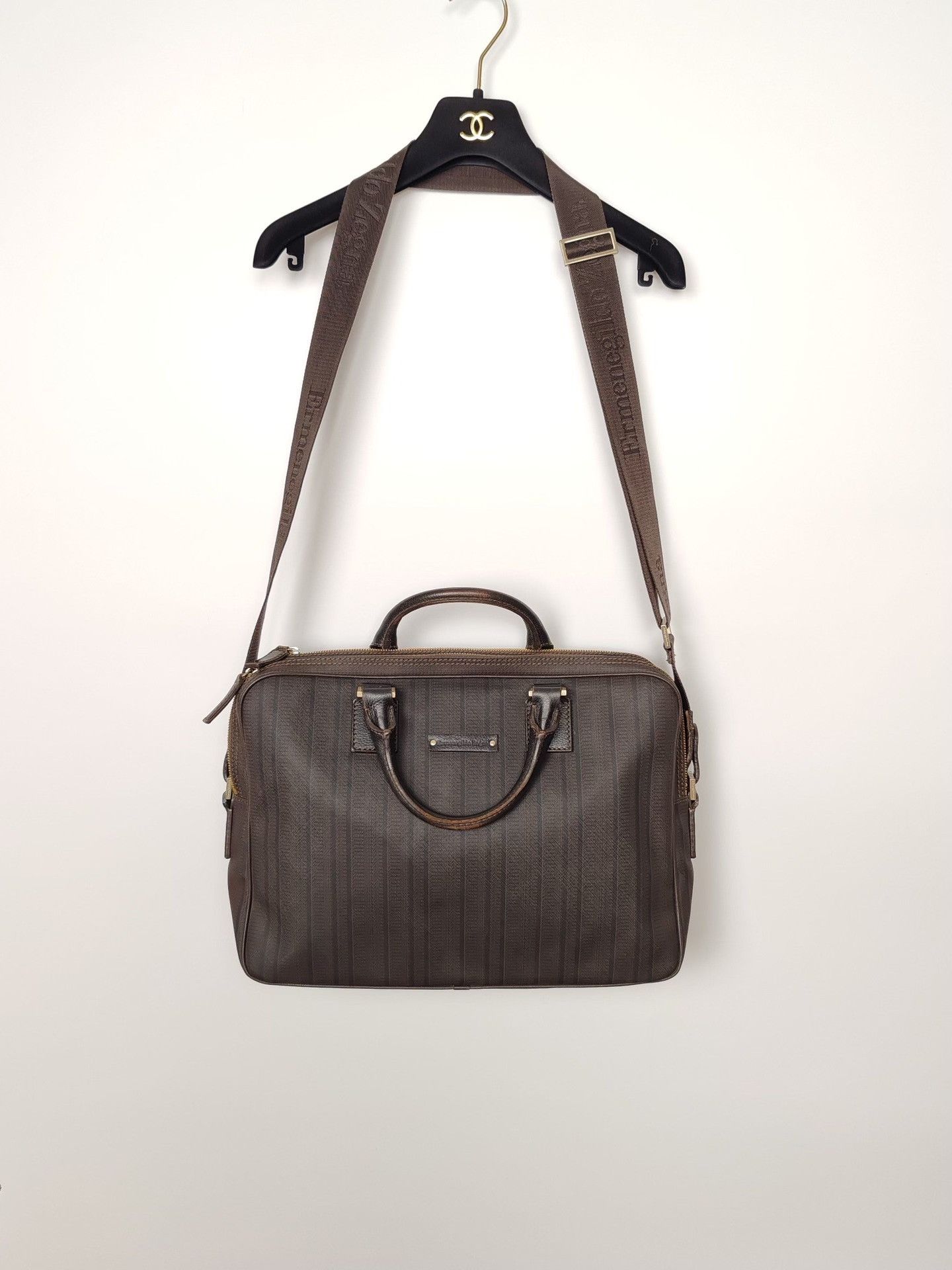 Z Zegna Zegna Striped Briefcase One Size Size ONE SIZE - 2 Thumbnail