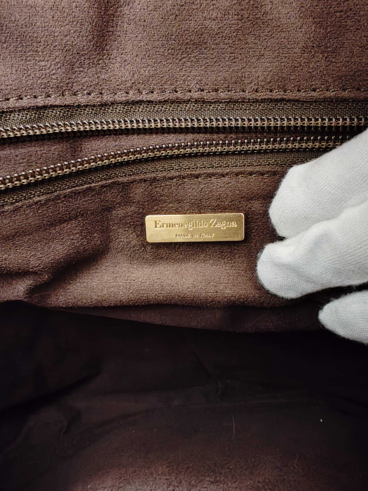Z Zegna Zegna Striped Briefcase One Size Size ONE SIZE - 7 Thumbnail