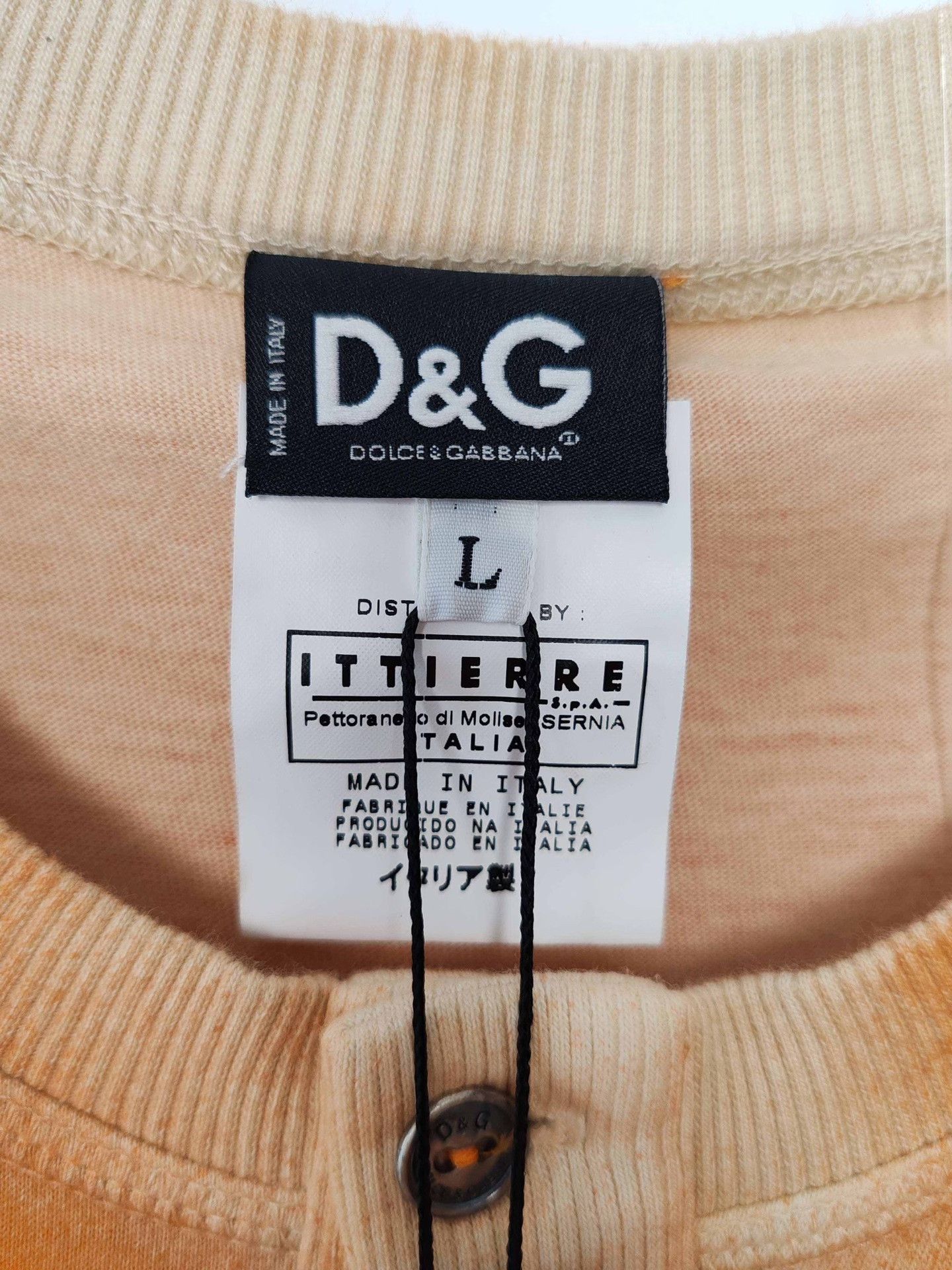 Dolce & Gabbana Dolce & Gabbana Orange Polo Shirt Size L Size US L / EU 52-54 / 3 - 4 Thumbnail