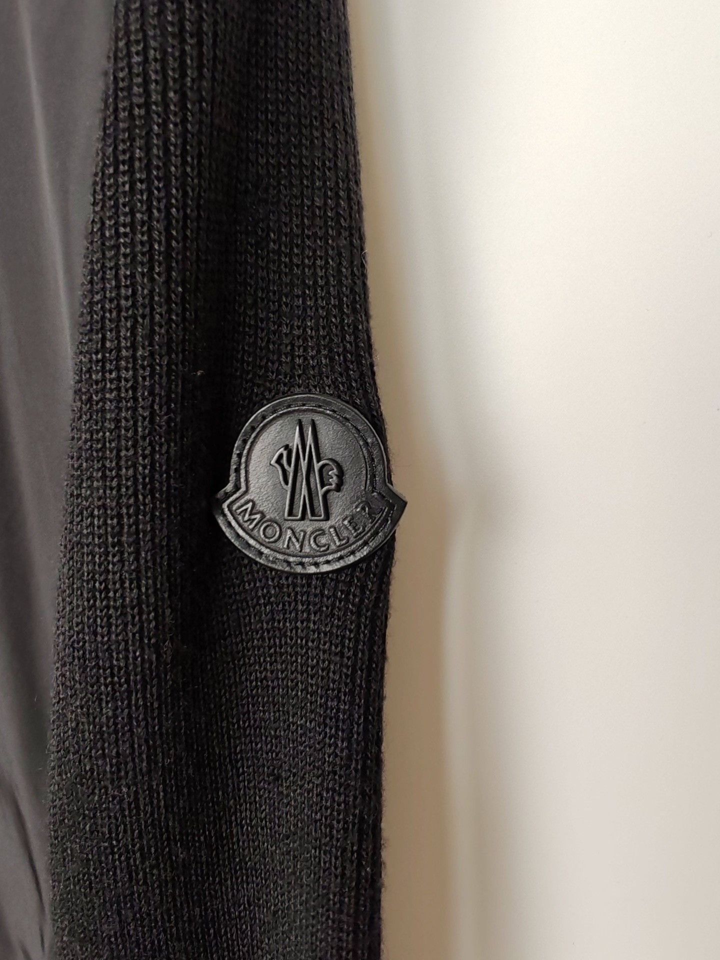 Moncler Moncler Nylon Front Knit Cardigan Size M Size US M / EU 48-50 / 2 - 6 Thumbnail