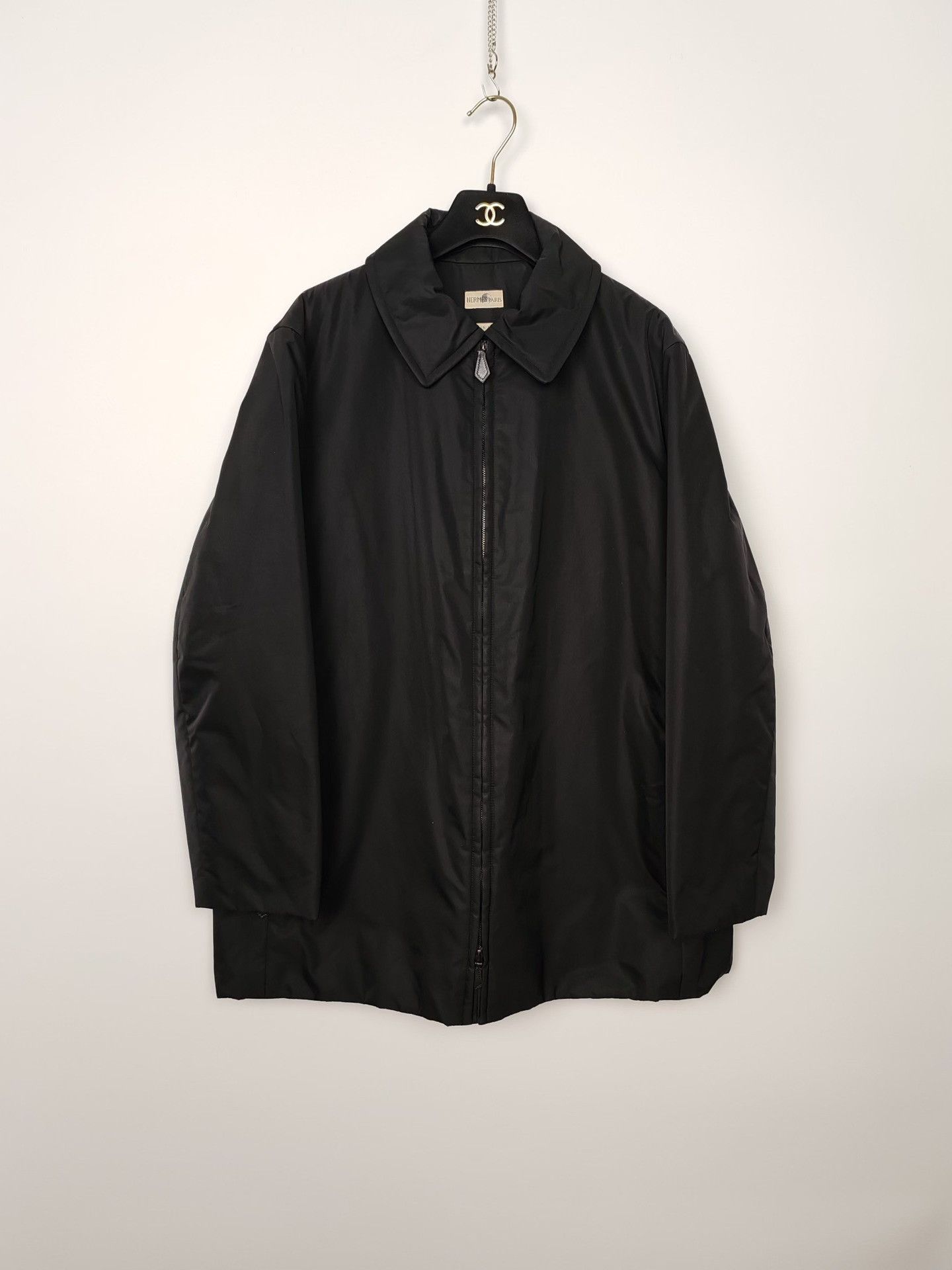 Hermes Hermes Leather Trim Zip Jacket Size L Size US L / EU 52-54 / 3 - 2 Thumbnail