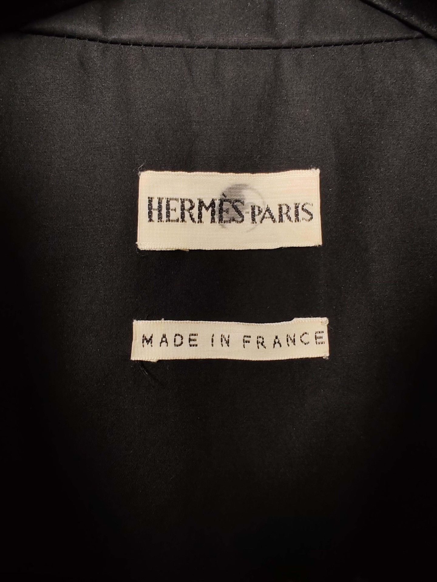 Hermes Hermes Leather Trim Zip Jacket Size L Size US L / EU 52-54 / 3 - 4 Thumbnail