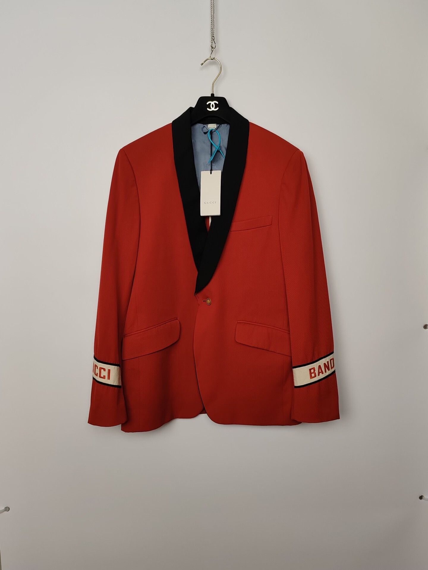 Gucci Gucci Logo Patch Blazer Size 50 Size 40R - 2 Thumbnail