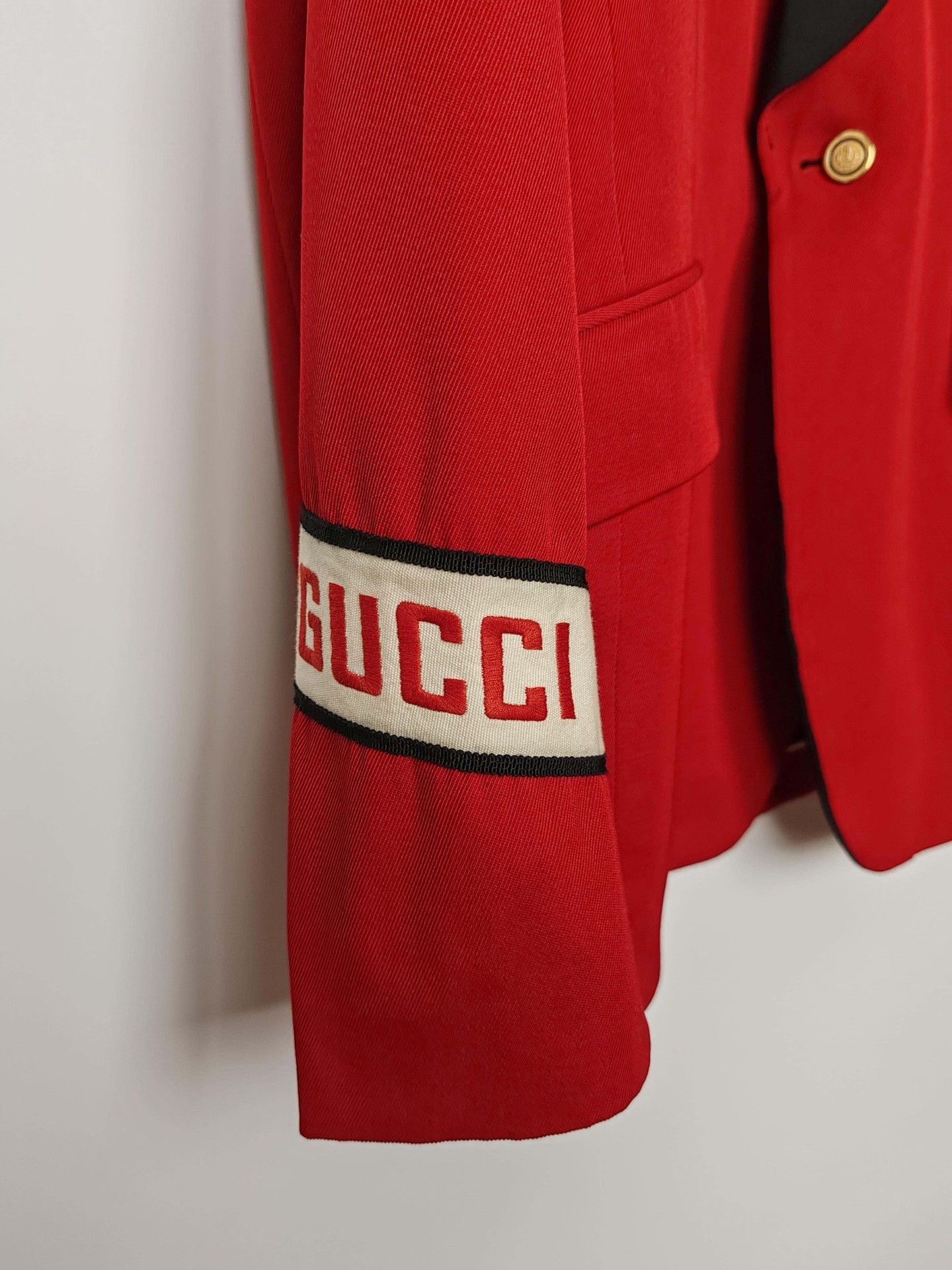 Gucci Gucci Logo Patch Blazer Size 50 Size 40R - 7 Thumbnail