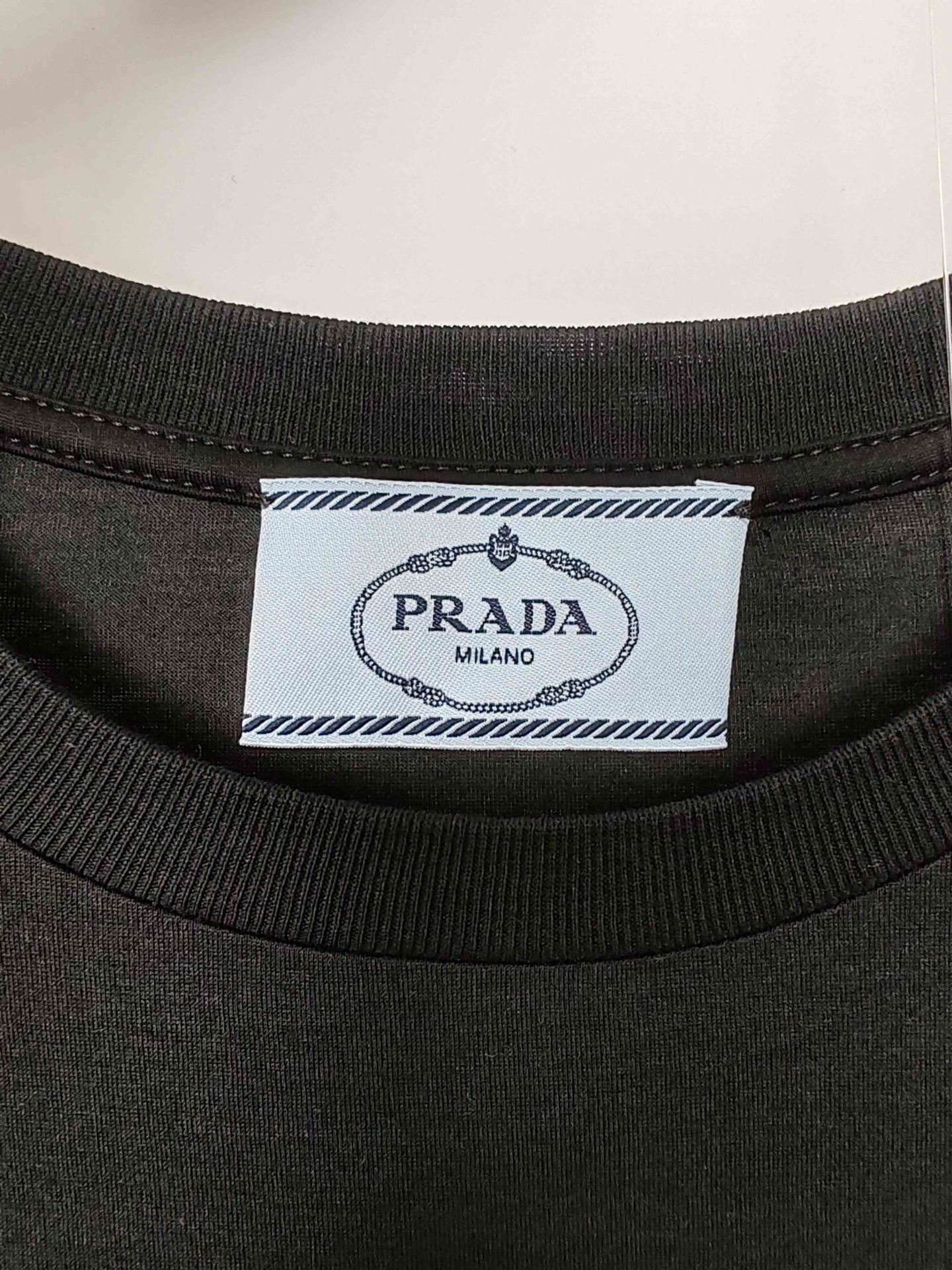 Prada Prada Black Logo T-Shirt Size S Size US S / EU 44-46 / 1 - 4 Thumbnail