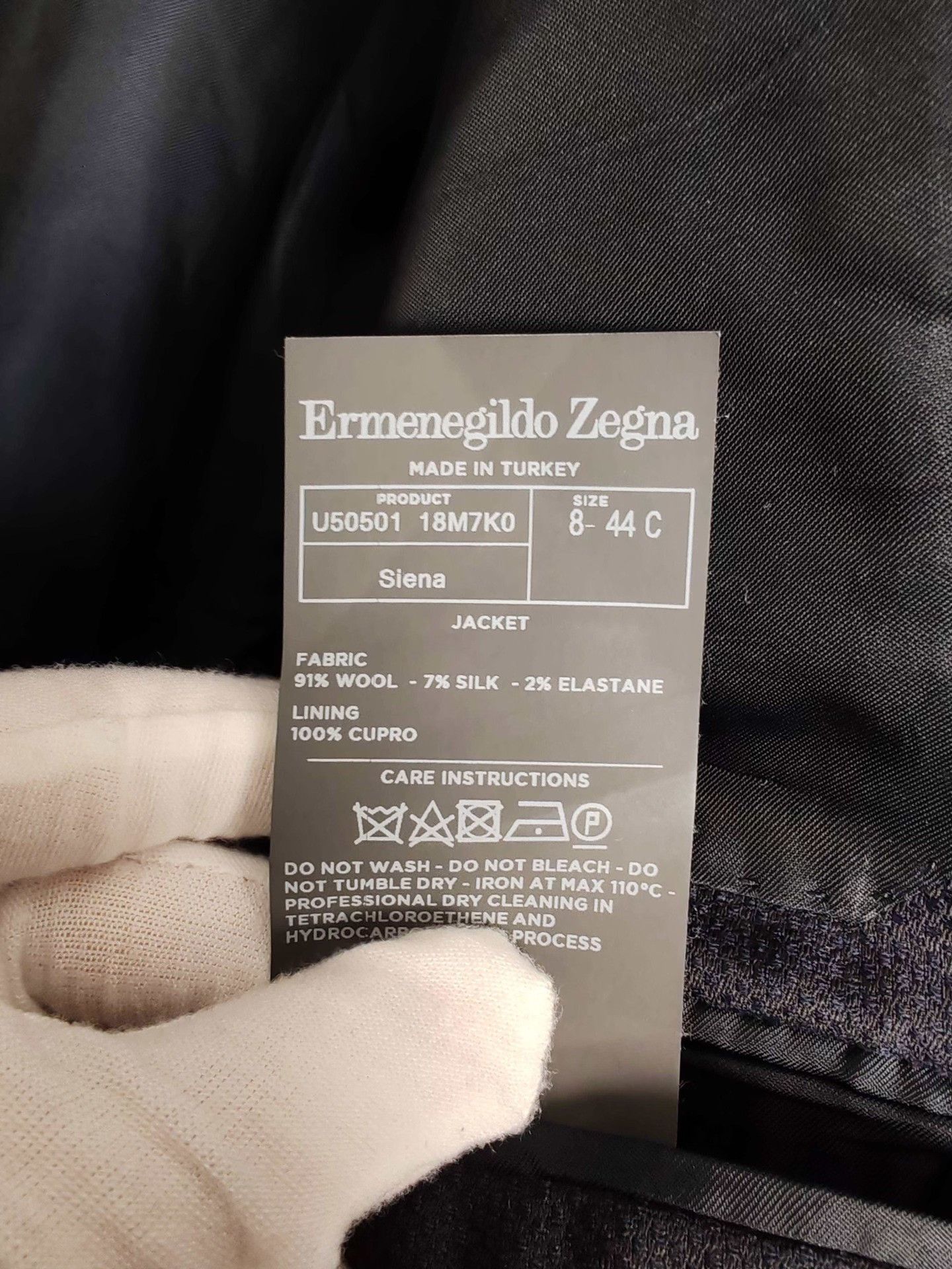 Ermenegildo Zegna Ermenegildo Zegna Wool Silk Blend Blazer Size 34R Size 34R - 5 Thumbnail