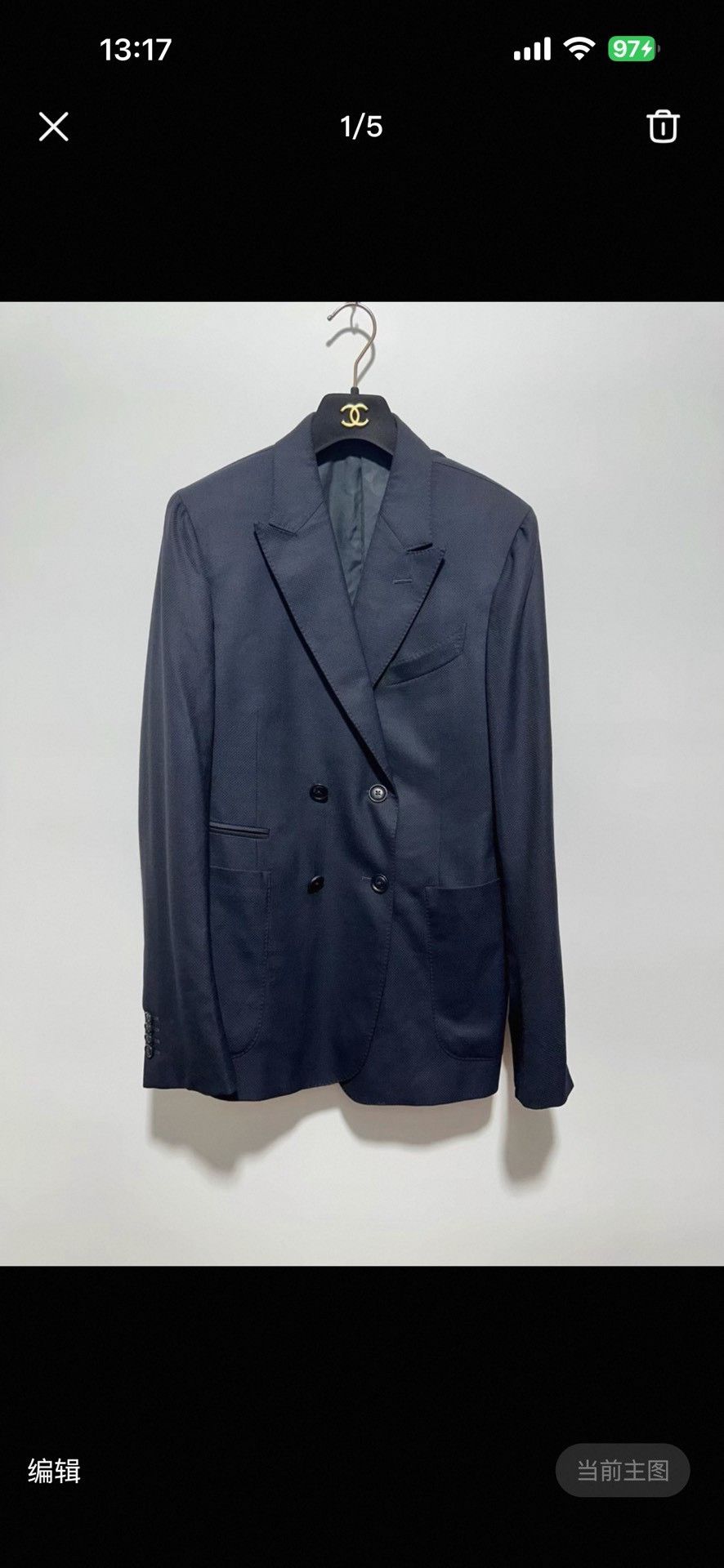 Ermenegildo Zegna Ermenegildo Zegna Wool Silk Blend Blazer Size 34R Size 34R - 7 Thumbnail