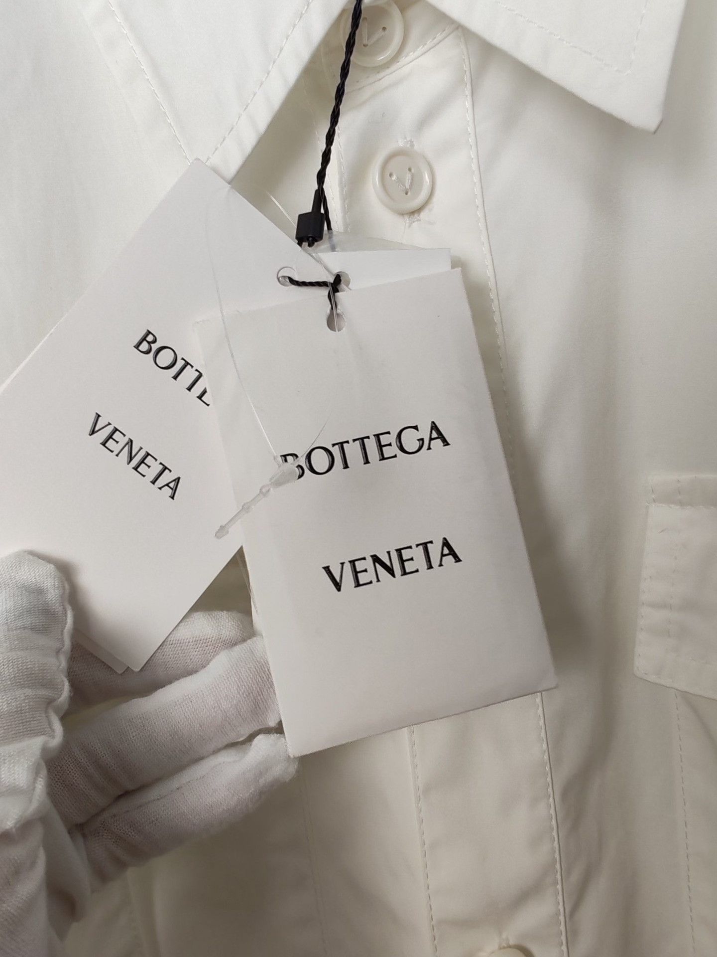 Bottega Veneta Bottega Veneta Cotton Poplin Shirt Size 48 Size US M / EU 48-50 / 2 - 7 Thumbnail