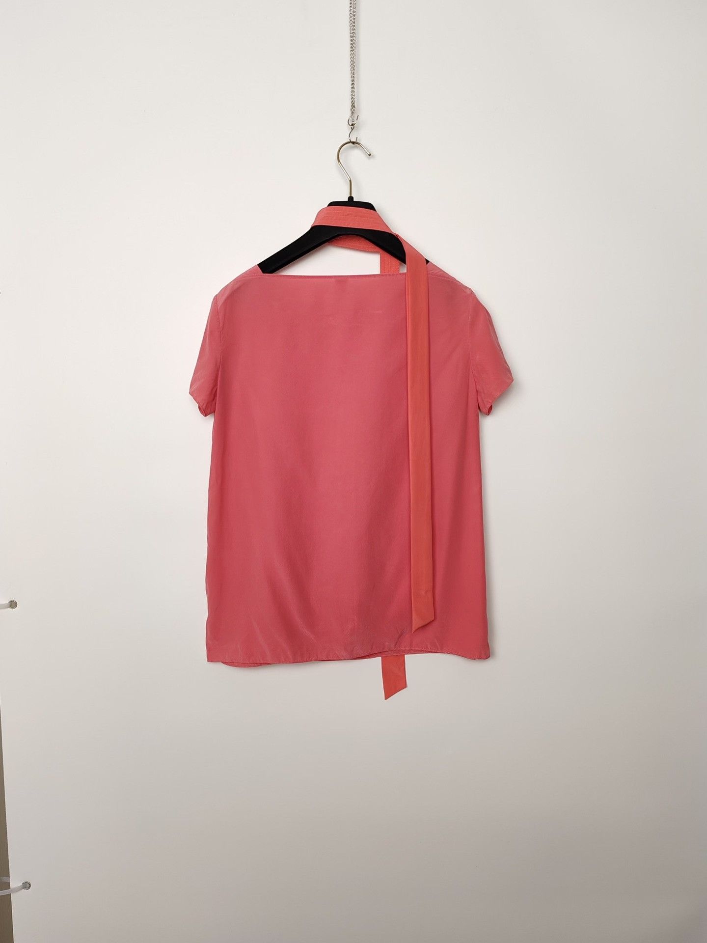 Hermes Hermès Silk Short Sleeve Blouse Size 34 Size XS / US 0-2 / IT 36-38 - 3 Thumbnail