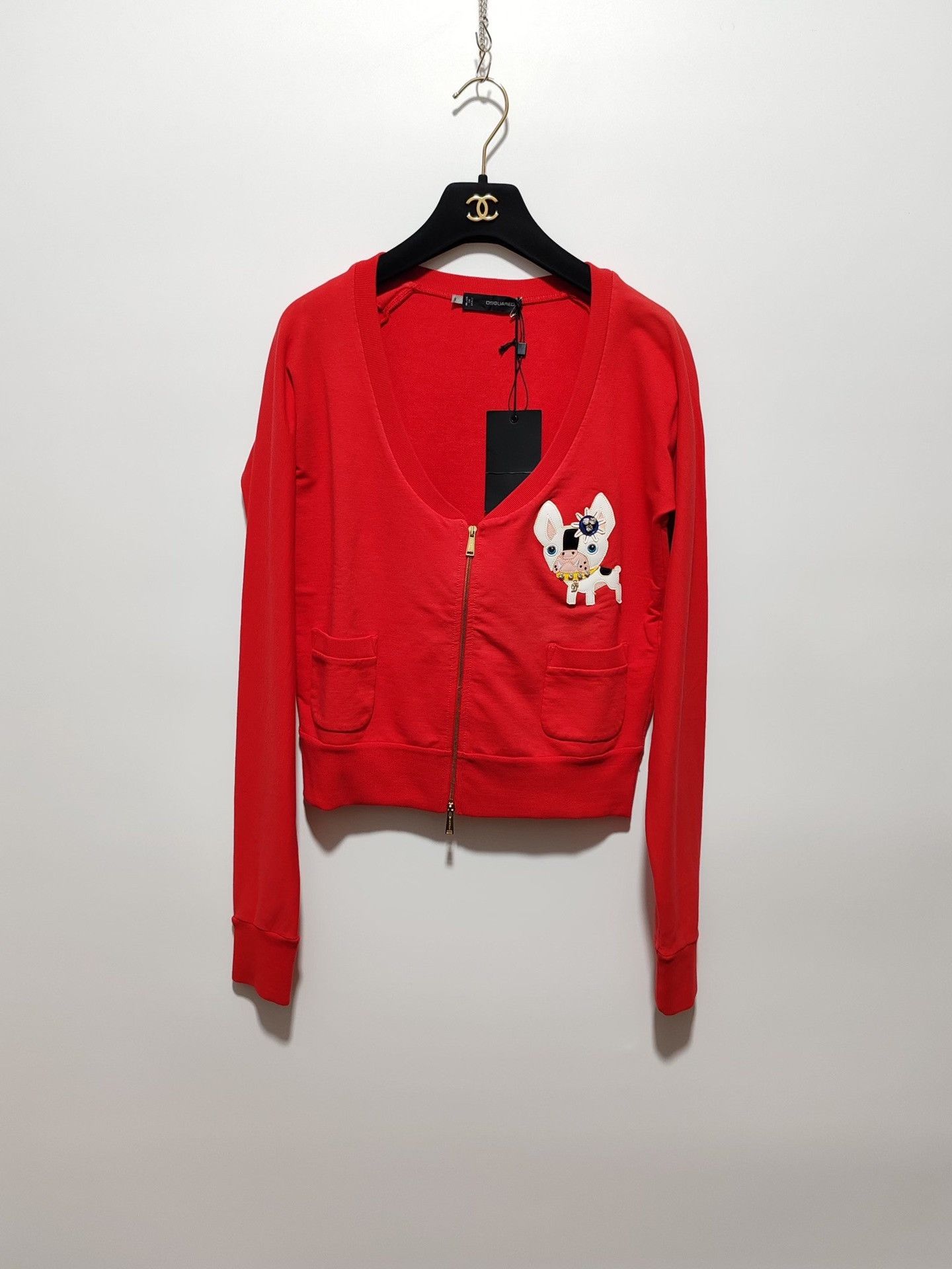 Dsquared2 Dsquared2 Dog Patch Knit Cardigan Size S Size S / US 4 / IT 40 - 2 Thumbnail