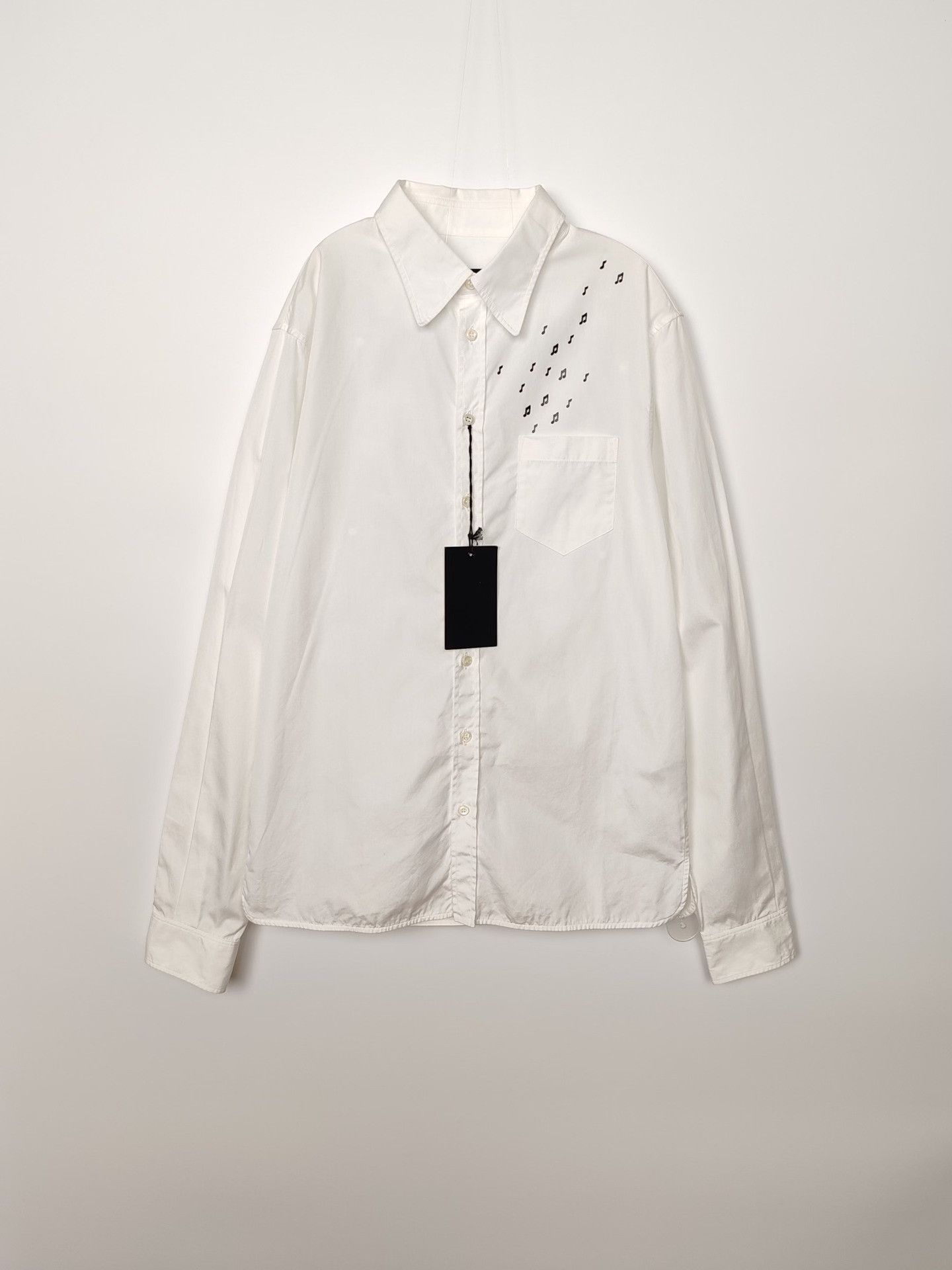 Dsquared2 Dsquared2 Music Note Button Up Shirt Size 48 Size US M / EU 48-50 / 2 - 2 Thumbnail