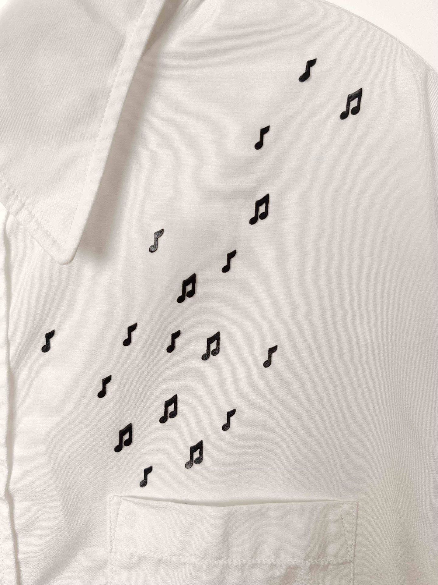 Dsquared2 Dsquared2 Music Note Button Up Shirt Size 48 Size US M / EU 48-50 / 2 - 6 Thumbnail