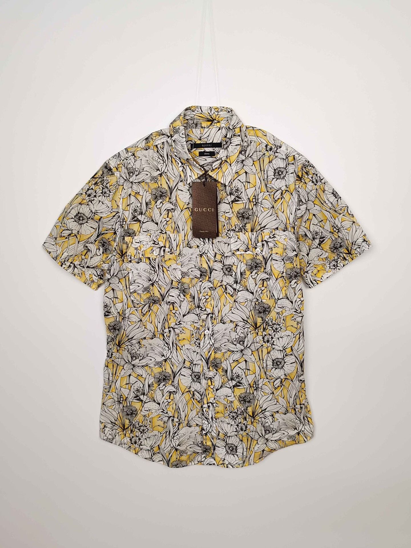 Gucci Gucci Floral Button Up Shirt Size M Size US M / EU 48-50 / 2 - 2 Thumbnail