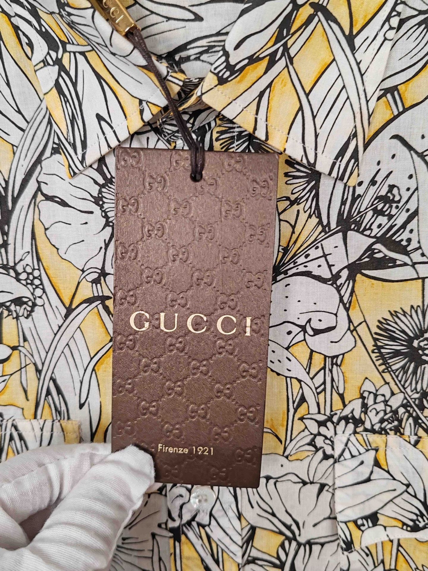 Gucci Gucci Floral Button Up Shirt Size M Size US M / EU 48-50 / 2 - 5 Thumbnail