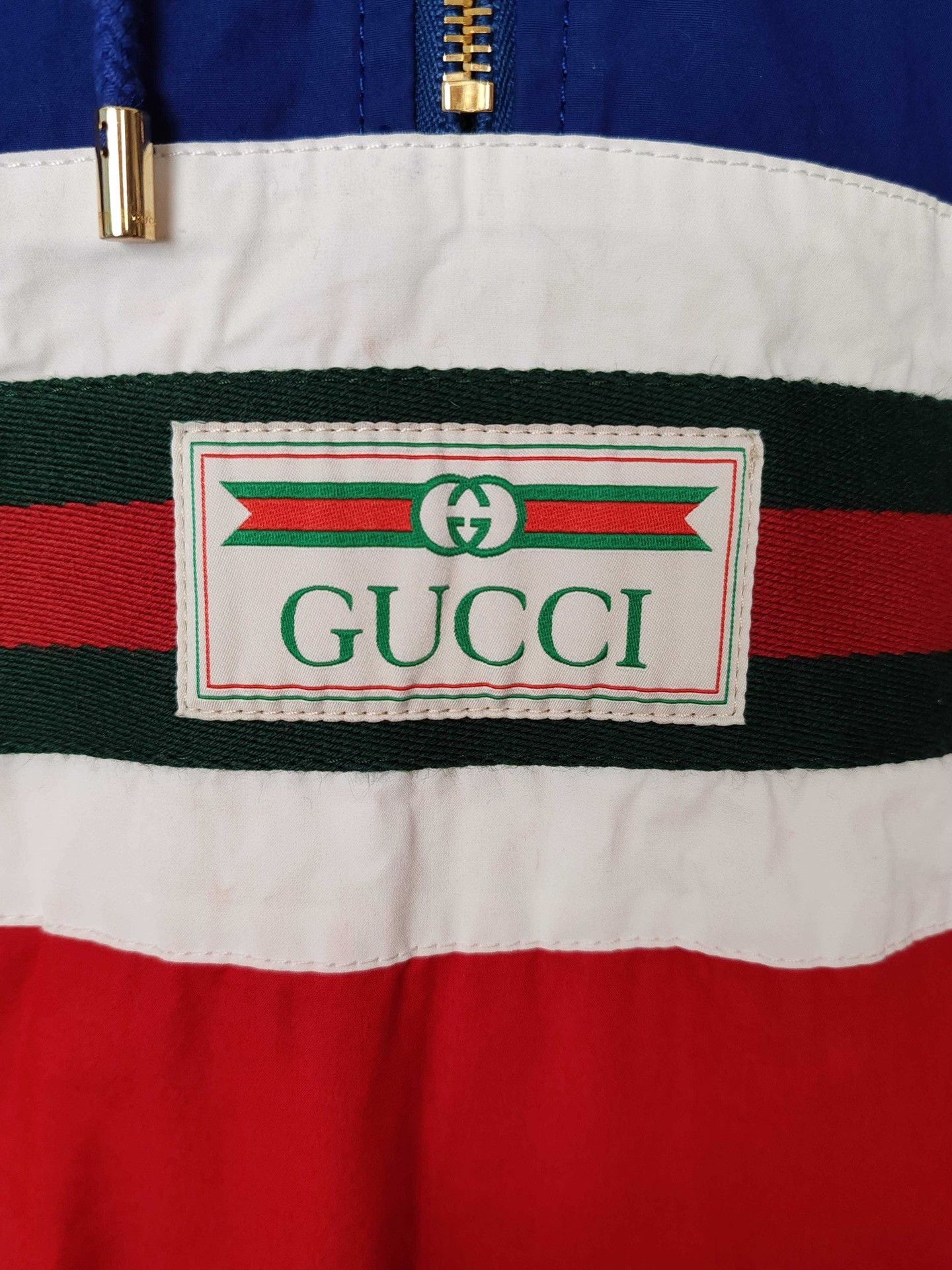 Gucci Gucci Logo Half Zip Light Jacket Size S Size US S / EU 44-46 / 1 - 5 Thumbnail