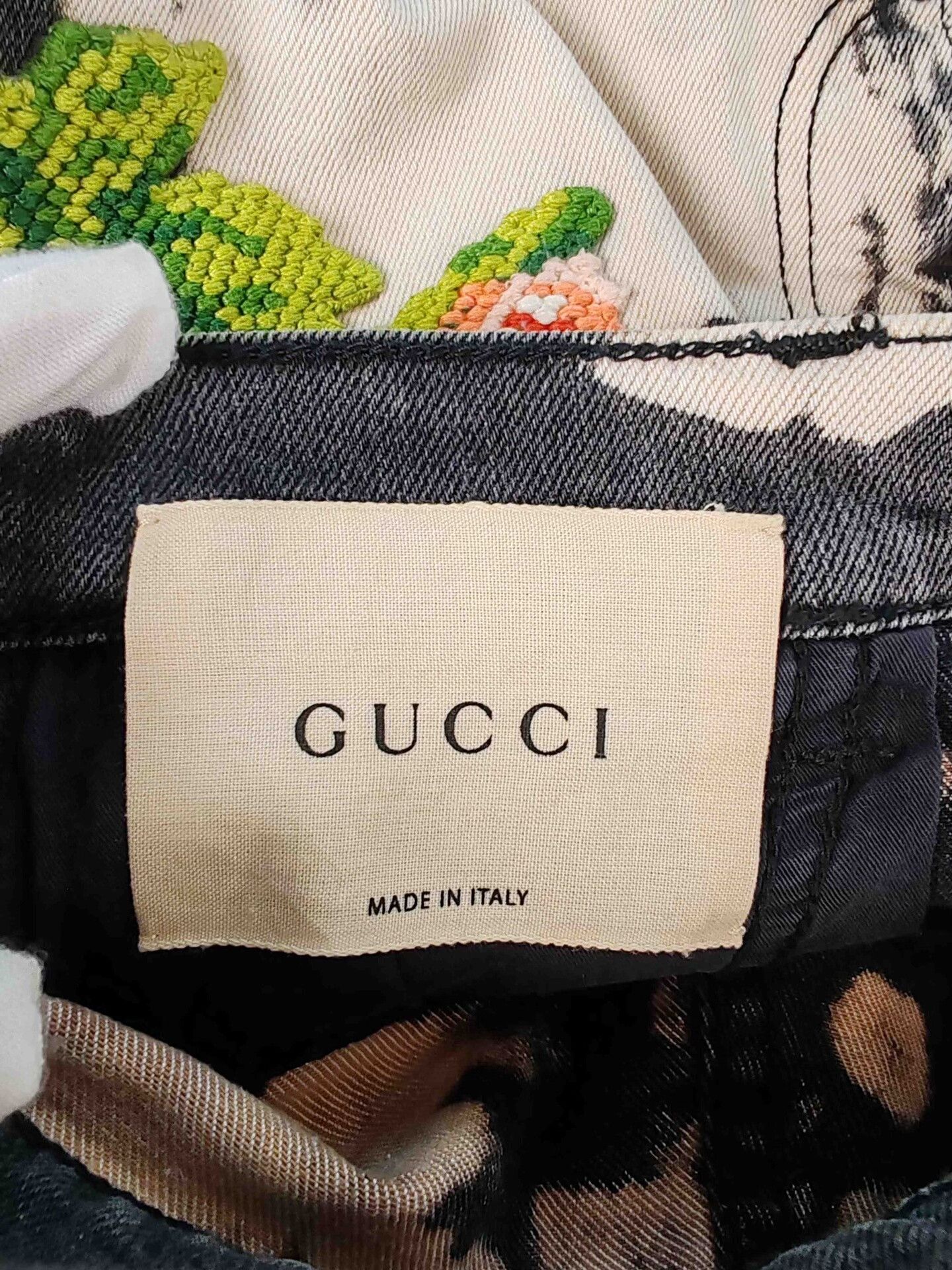 Gucci Gucci Floral Tiger Embroidery Jeans Size 24 Size 24" / US 00 / IT 34 - 4 Thumbnail