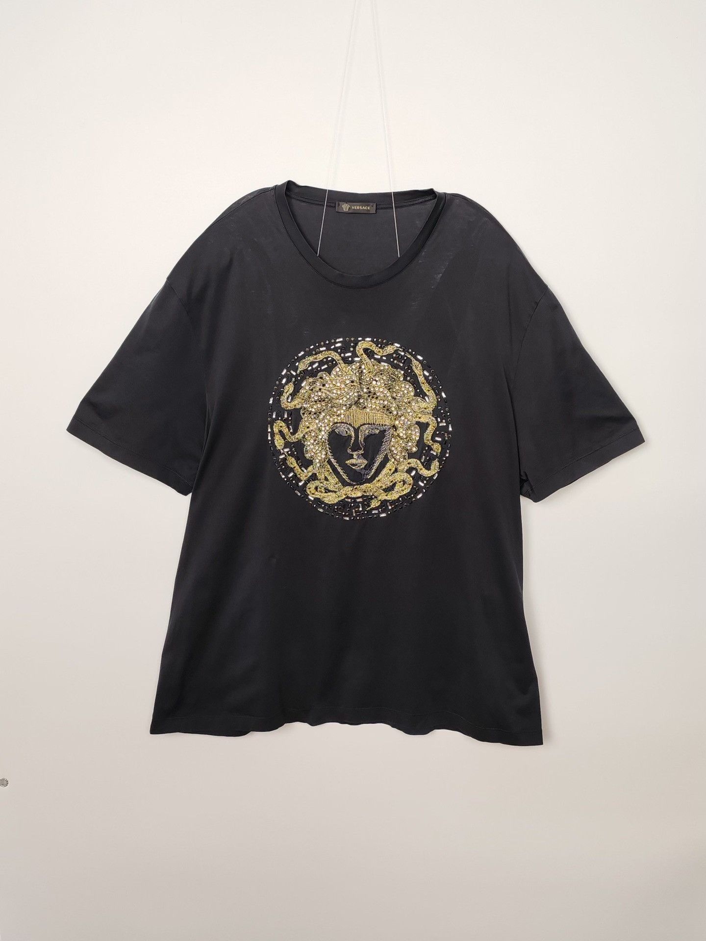 Versace Versace Medusa Embellished T-Shirt Size 5XL Size US XXL / EU 58 / 5 - 2 Thumbnail