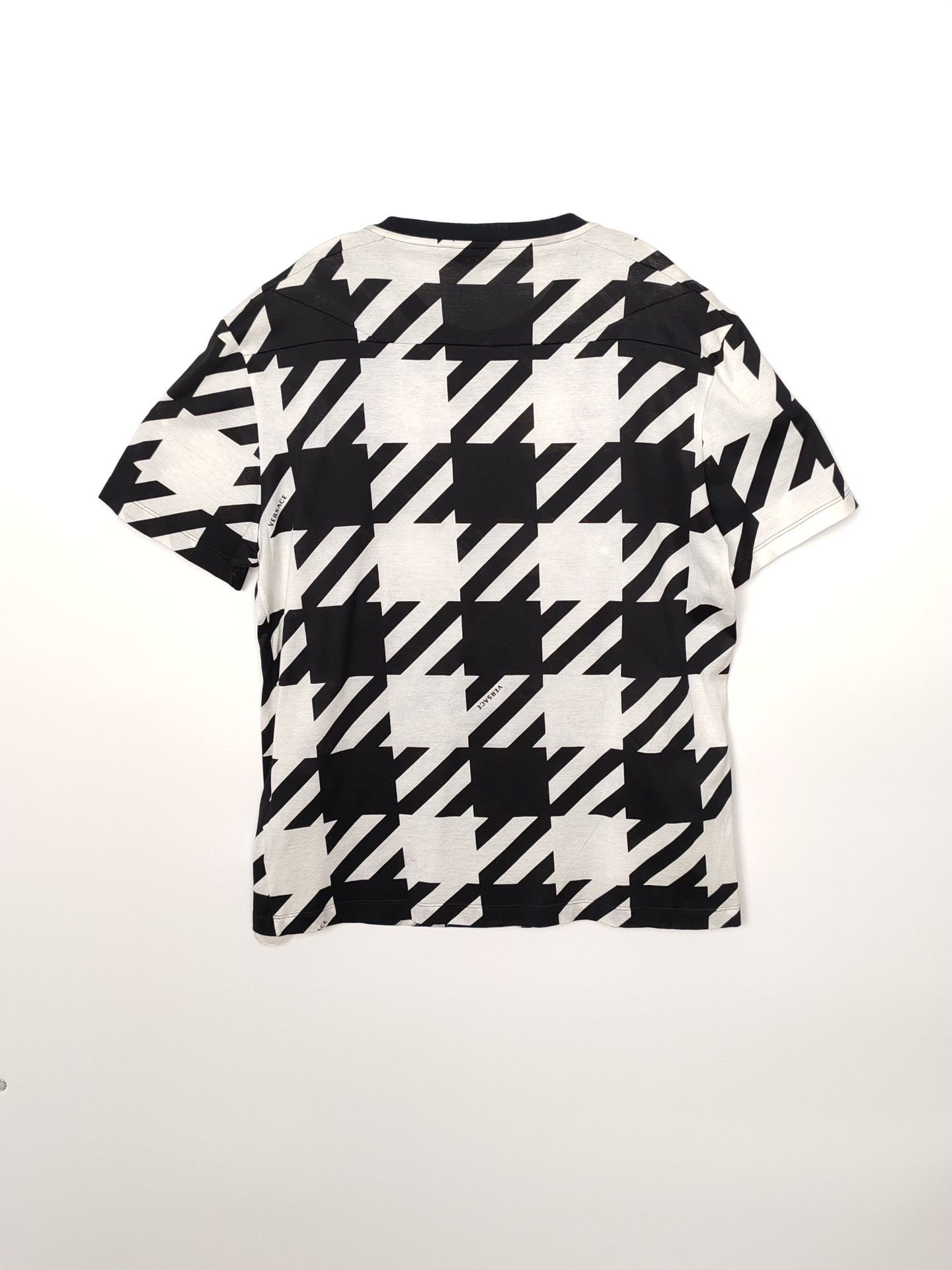 Versace Versace Medusa Houndstooth T-Shirt Size L Size US L / EU 52-54 / 3 - 3 Thumbnail