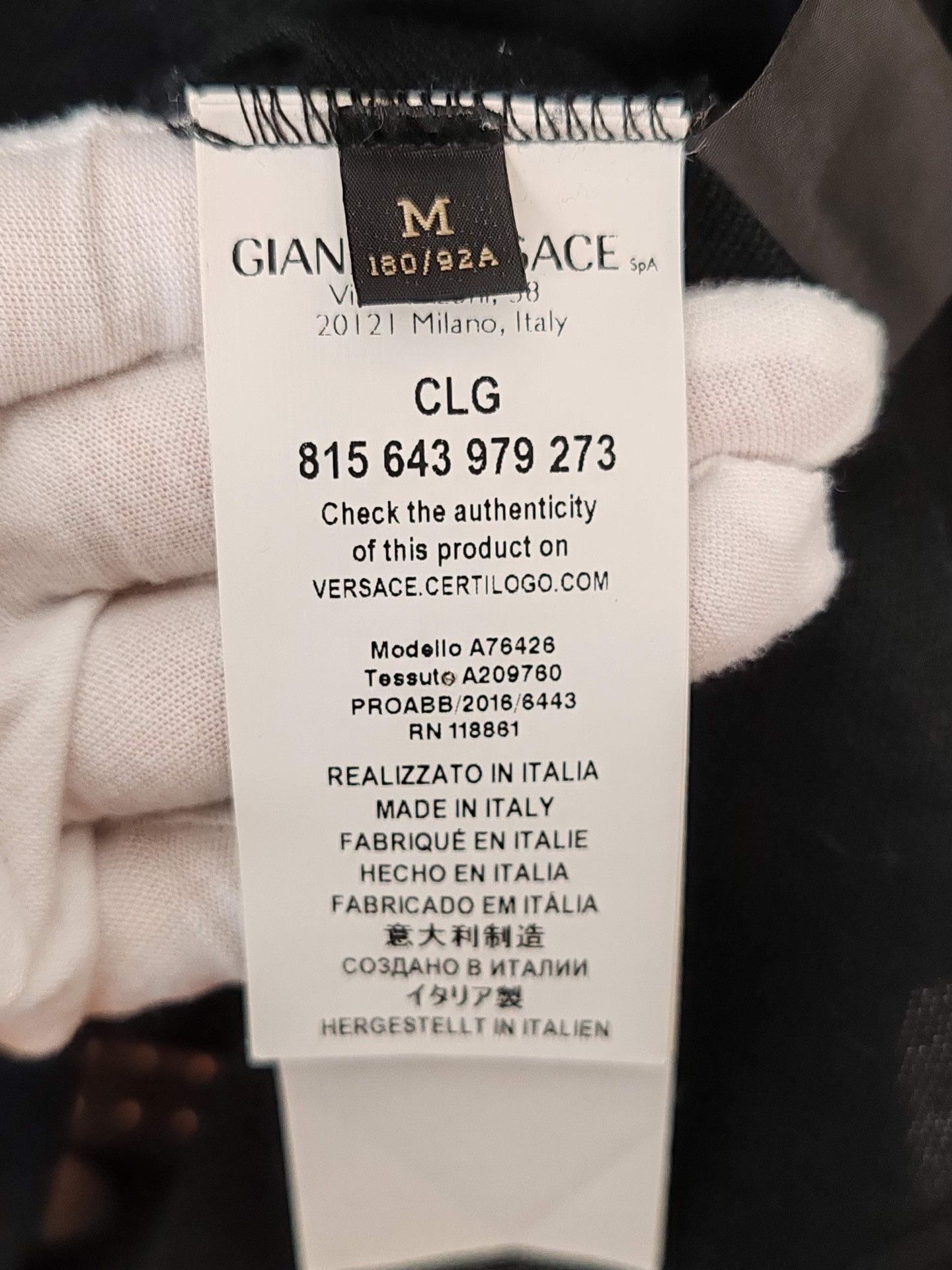 Versace Versace Graphic Polo Shirt Size M Size US M / EU 48-50 / 2 - 5 Thumbnail