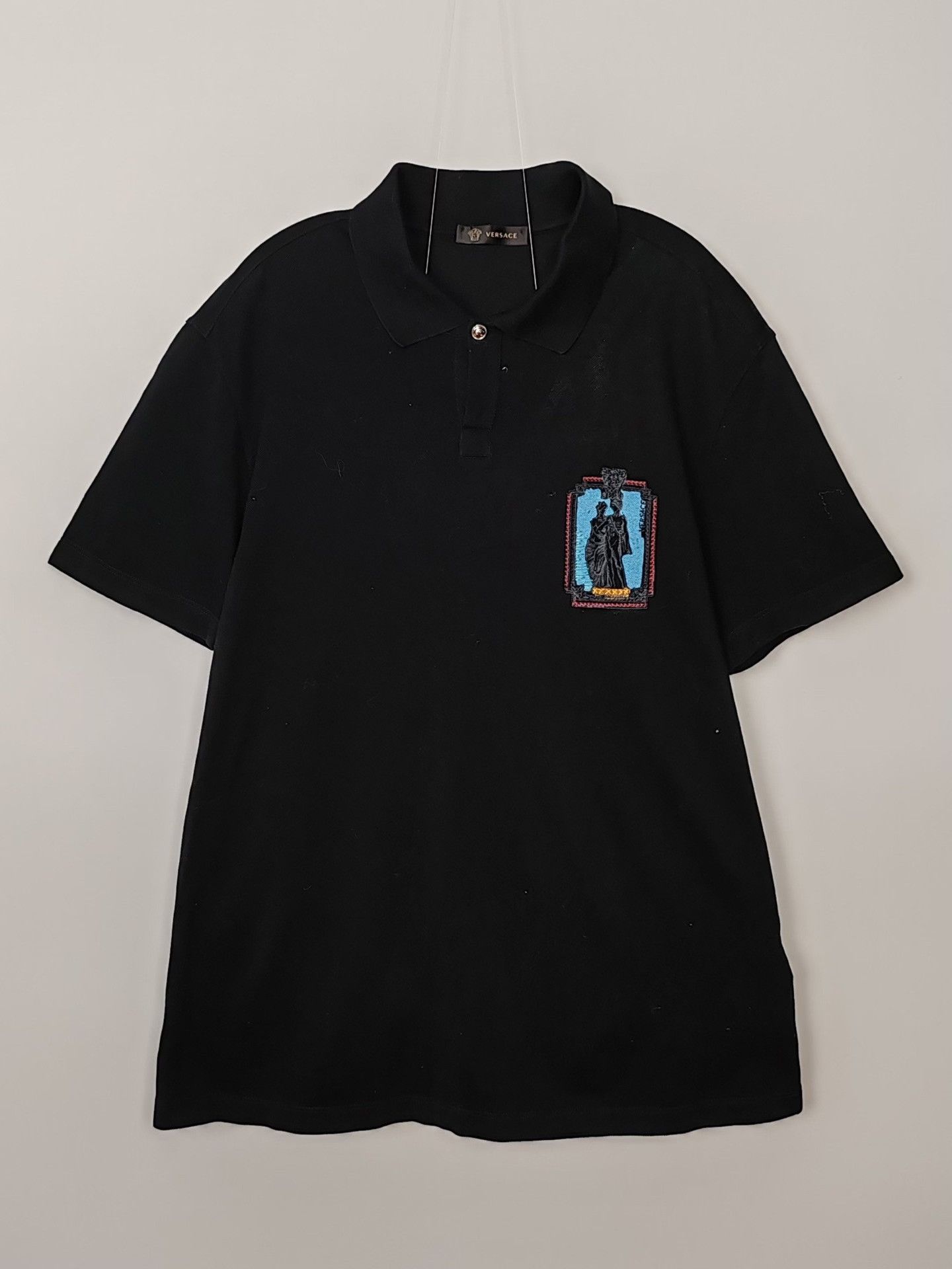 Versace Versace Graphic Polo Shirt Size M Size US M / EU 48-50 / 2 - 2 Thumbnail