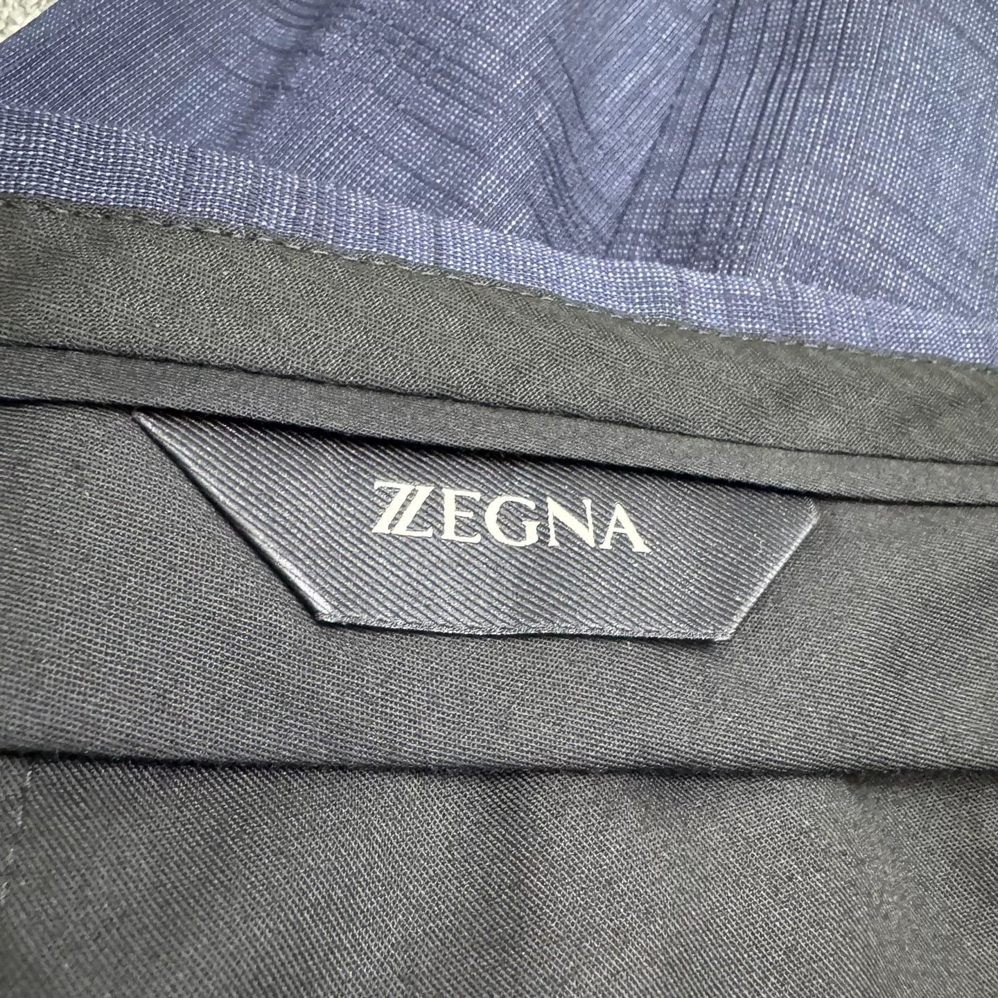 Z Zegna Zegna Plaid Wool Formal Trousers Size 32 Size 38R - 3 Thumbnail