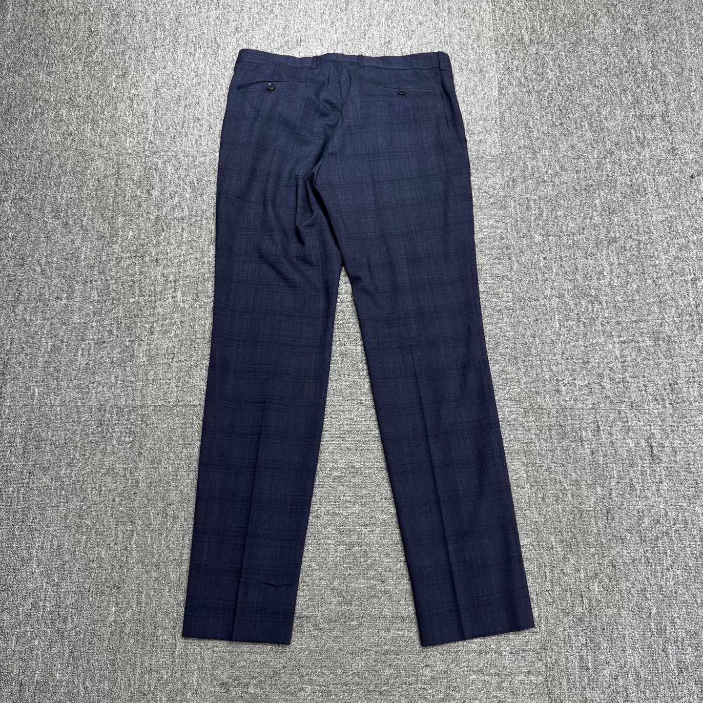 Z Zegna Zegna Plaid Wool Formal Trousers Size 32 Size 38R - 6 Thumbnail
