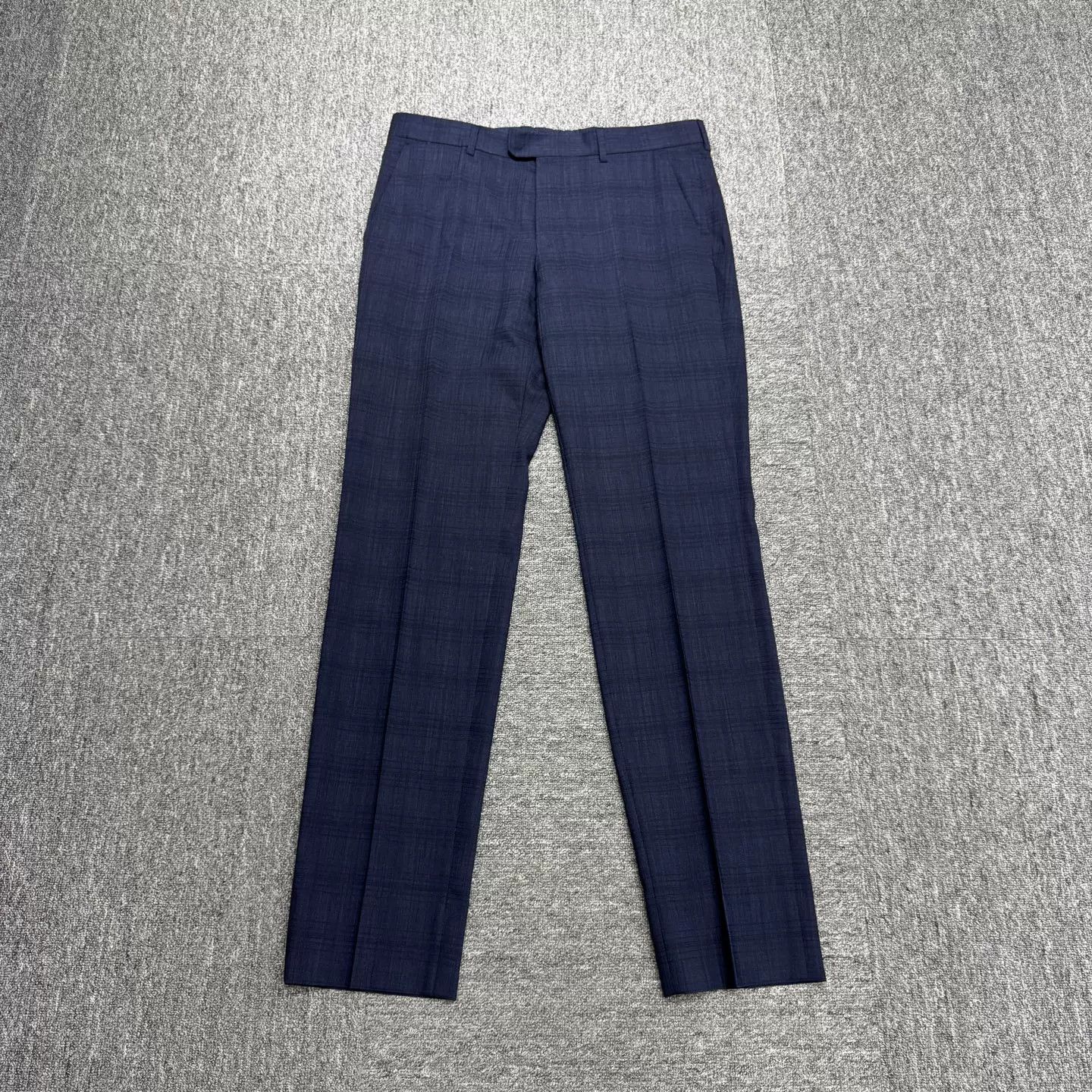 Z Zegna Zegna Plaid Wool Formal Trousers Size 32 Size 38R - 2 Thumbnail
