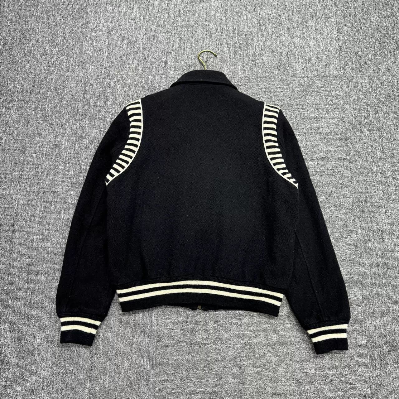 Saint Laurent Paris Saint Laurent Striped Wool Bomber Jacket Size S Size US S / EU 44-46 / 1 - 5 Thumbnail