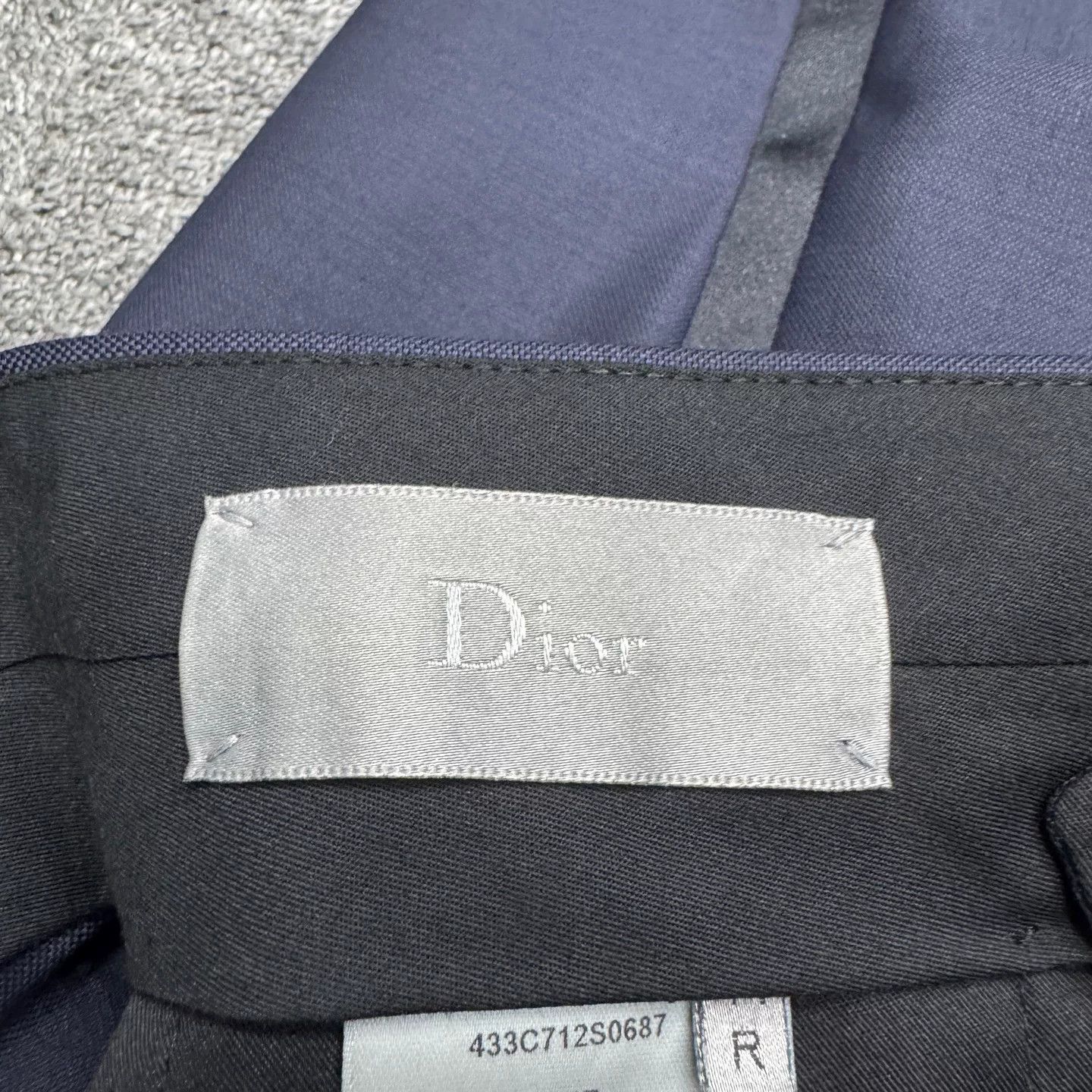 Dior Dior Virgin Wool Formal Trousers Size 34R Size 34R - 3 Thumbnail