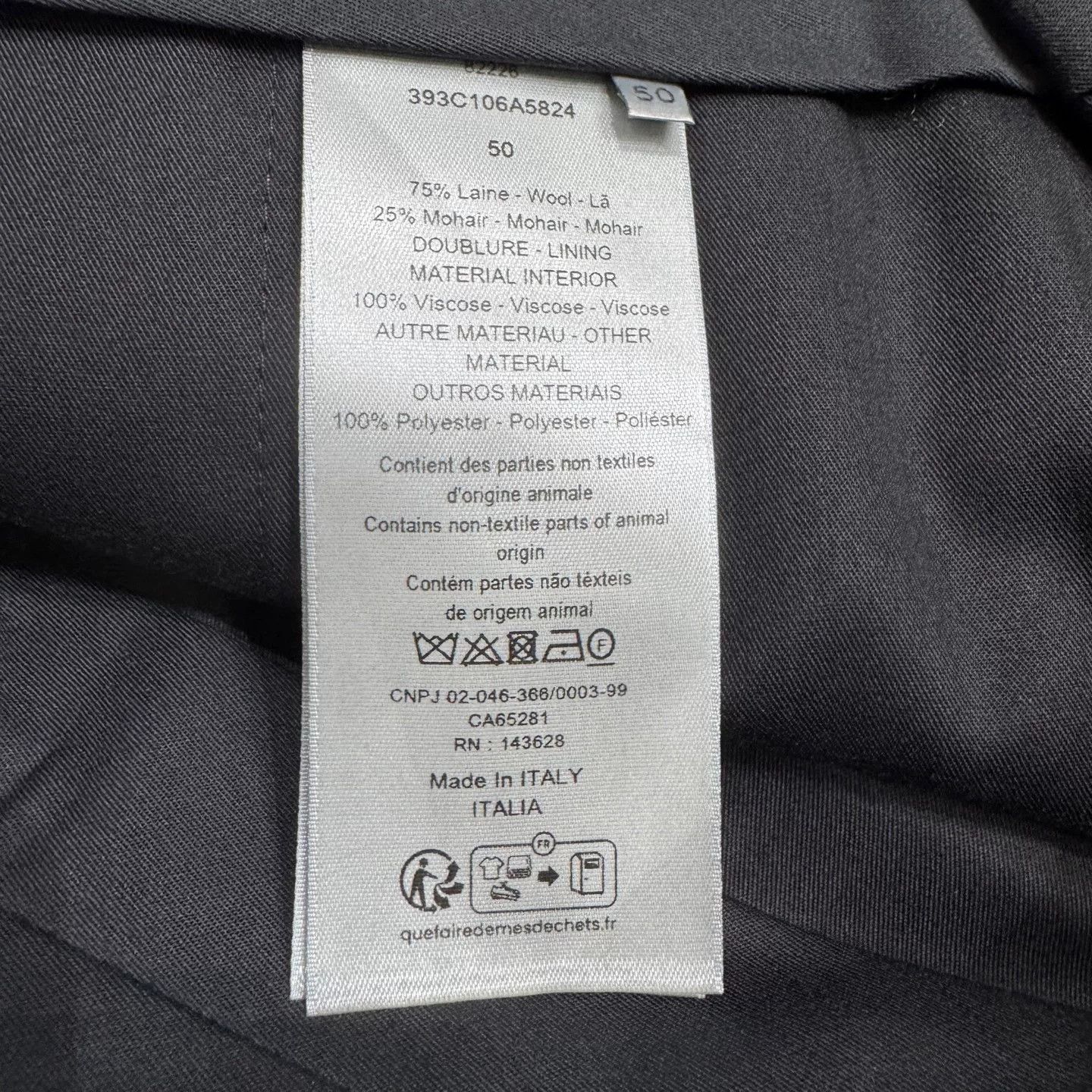 Dior Dior Plaid Wool Mohair Trousers Size 34 Size US 34 / EU 50 - 4 Thumbnail