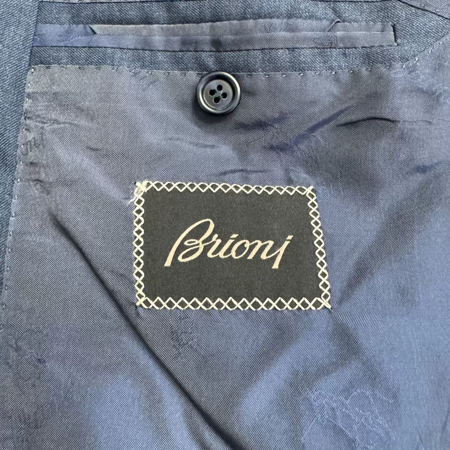Brioni Brioni Wool Blazer Navy Size 50R Size 50R - 3 Thumbnail