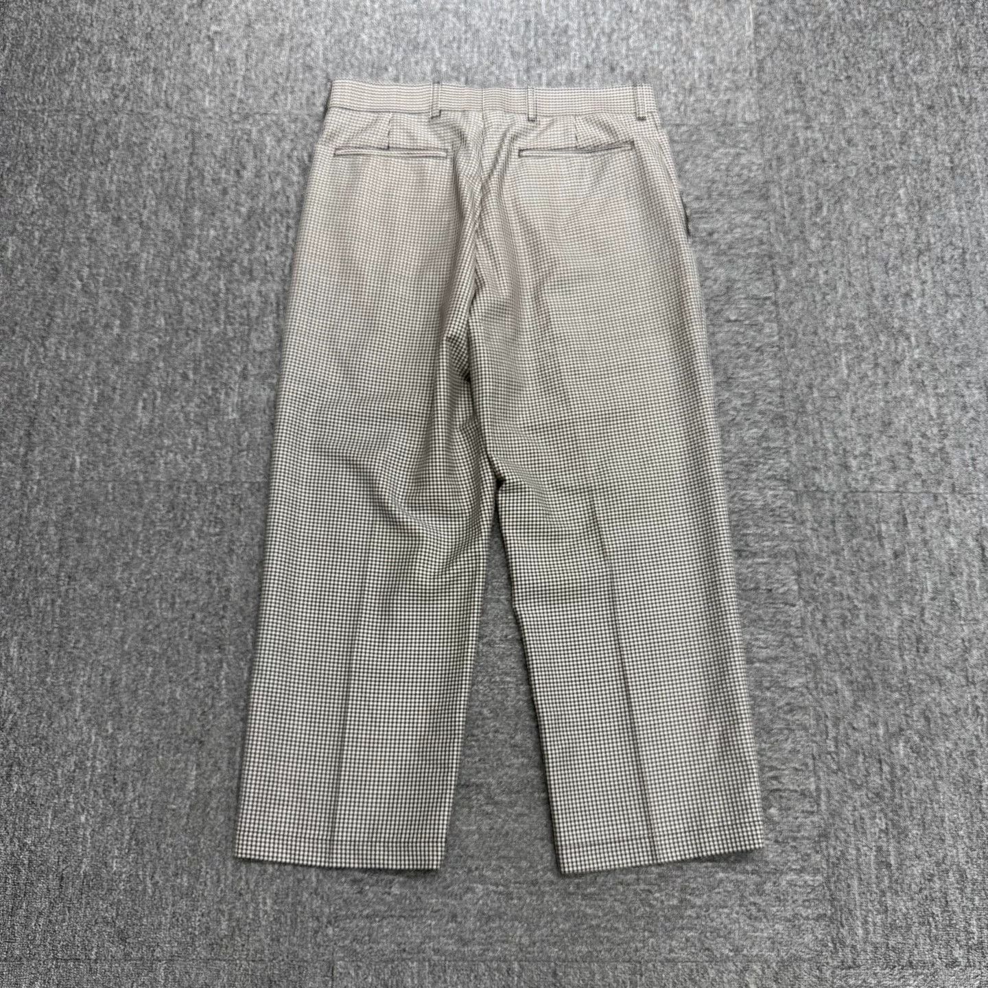 Dior Dior Check Wool Trousers Size 32 Size US 32 / EU 48 - 6 Thumbnail