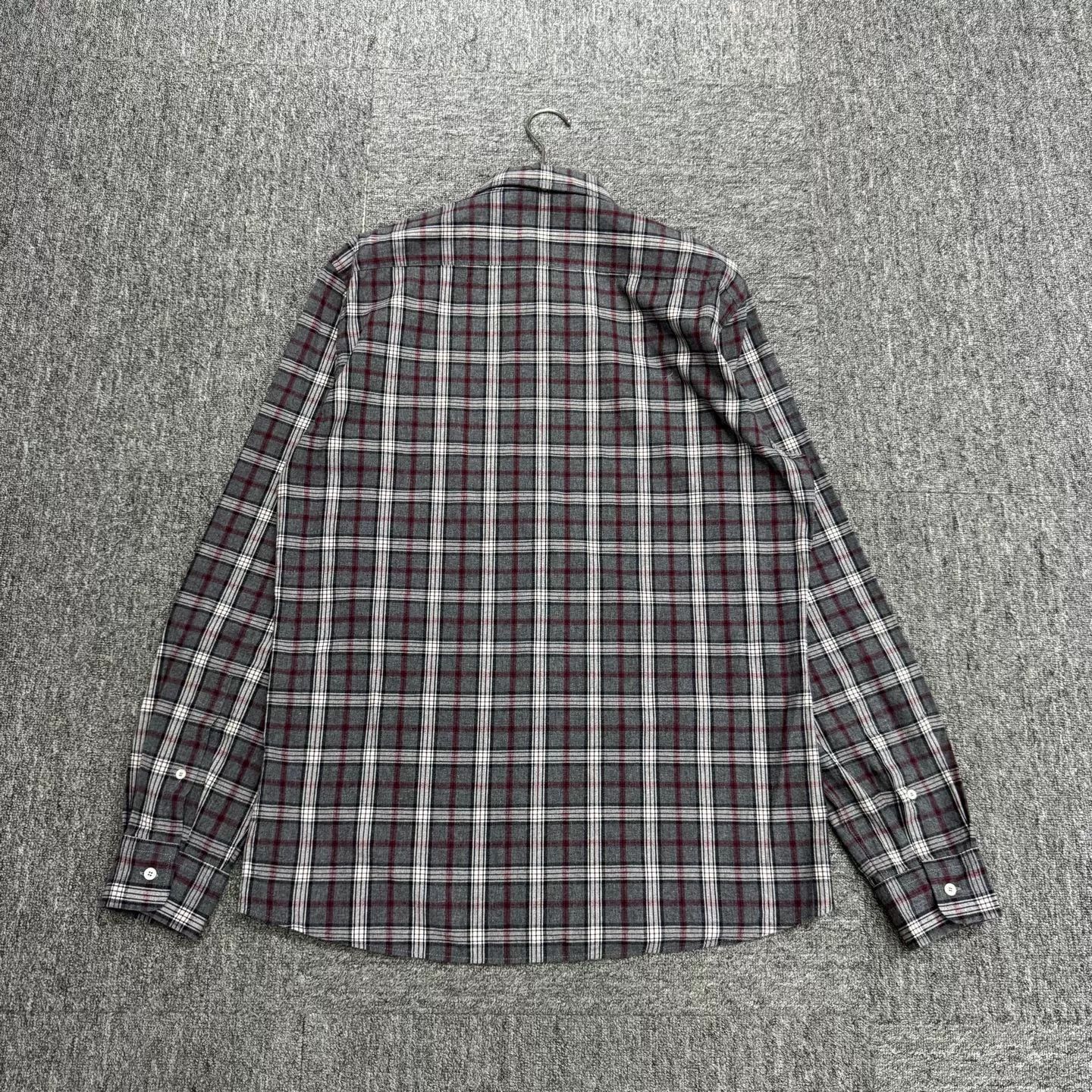 Brunello Cucinelli Brunello Cucinelli Plaid Button Up Shirt Size XL Size US XL / EU 56 / 4 - 6 Thumbnail