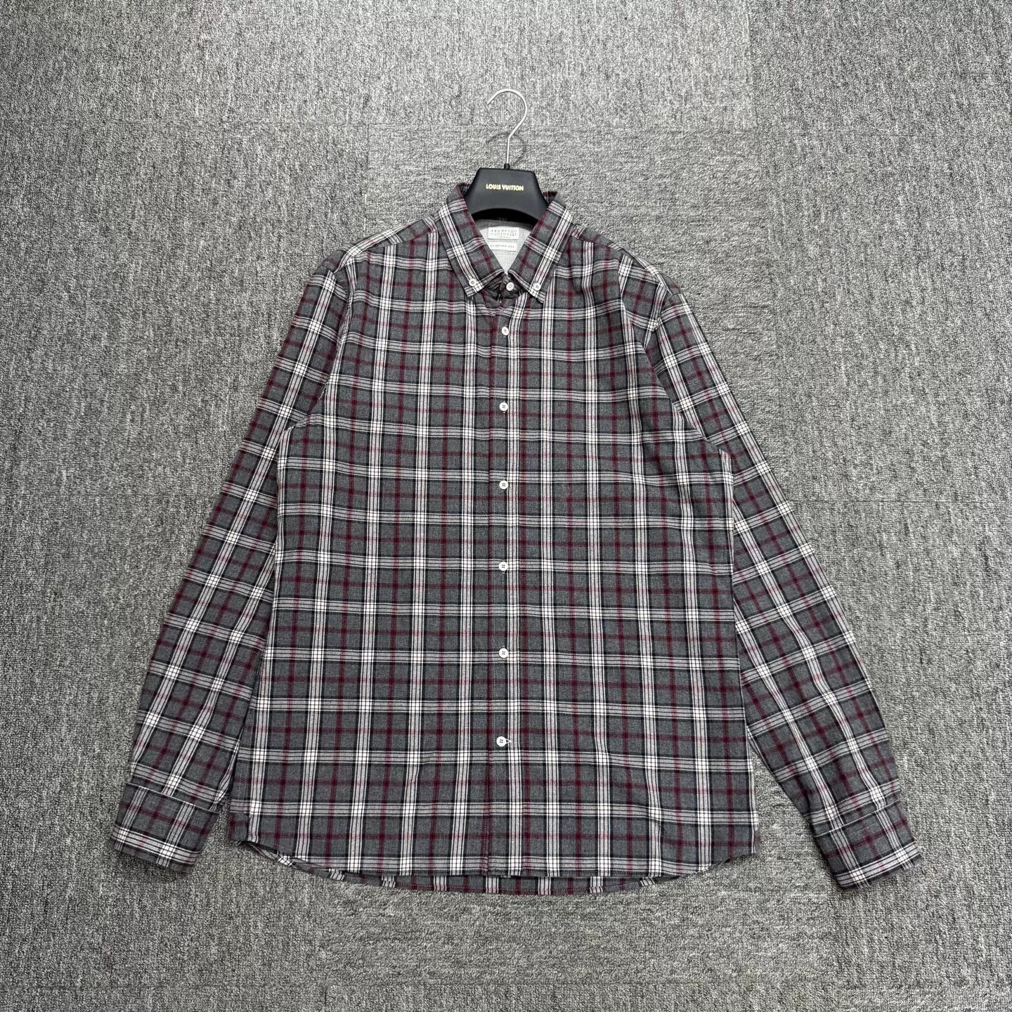 Brunello Cucinelli Brunello Cucinelli Plaid Button Up Shirt Size XL Size US XL / EU 56 / 4 - 2 Thumbnail
