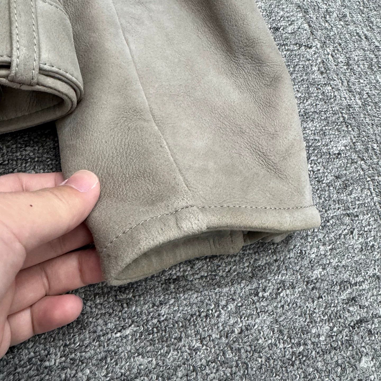 Brunello Cucinelli Brunello Cucinelli Shearling Leather Jacket Size M Size US M / EU 48-50 / 2 - 10 Thumbnail