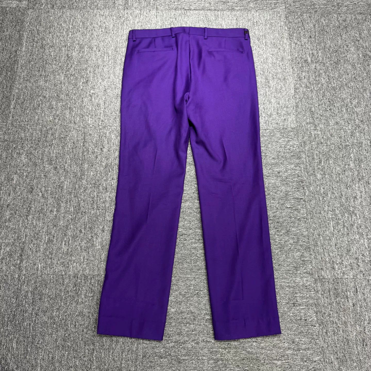 Givenchy Givenchy Purple Wool Casual Pants Size 50 Size US 34 / EU 50 - 6 Thumbnail
