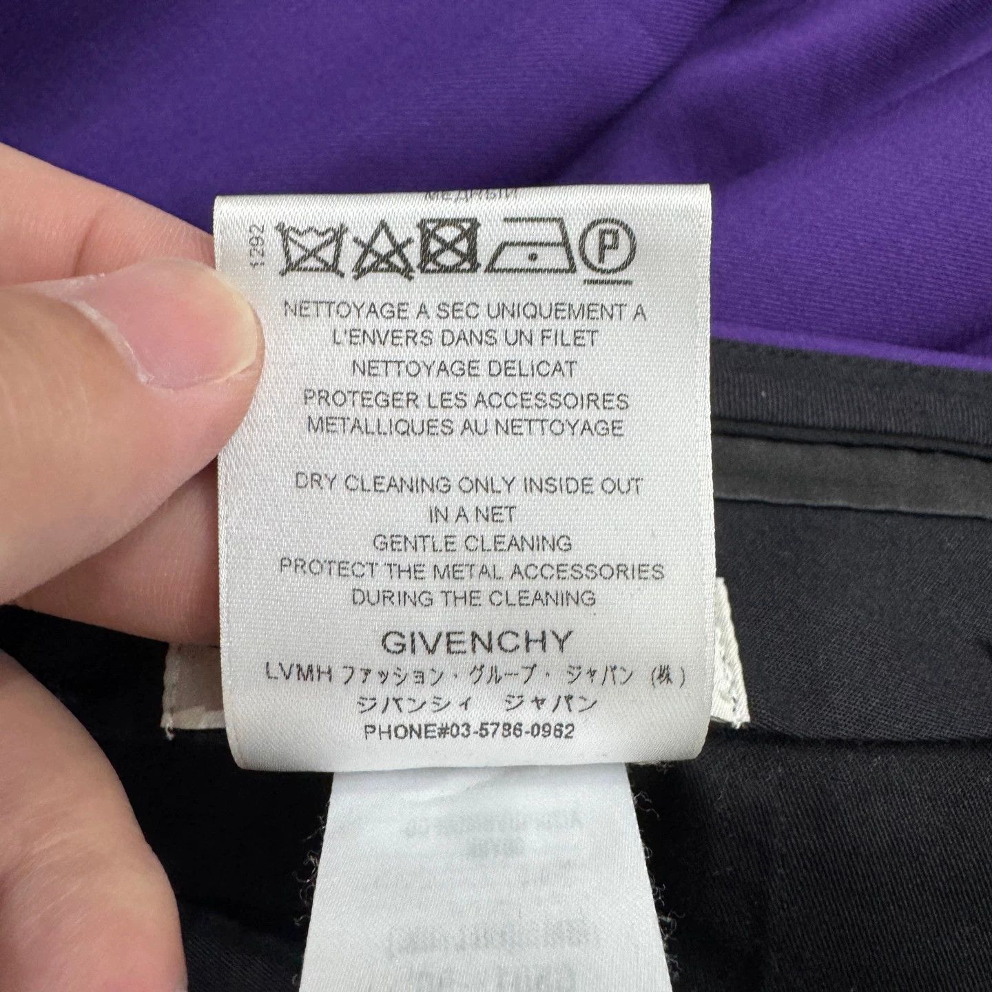Givenchy Givenchy Purple Wool Casual Pants Size 50 Size US 34 / EU 50 - 5 Thumbnail