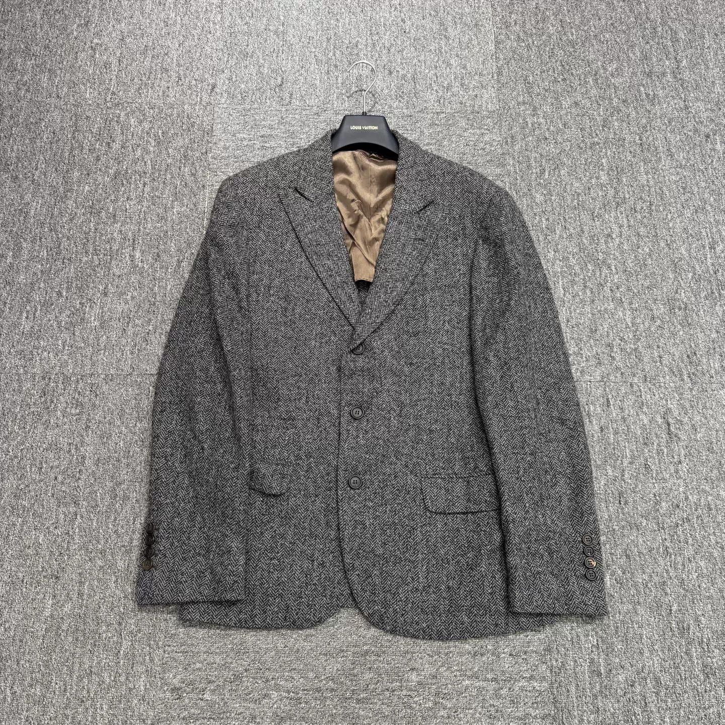 Brunello Cucinelli Brunello Cucinelli Herringbone Wool Blazer Size 40R Size 40R - 2 Thumbnail