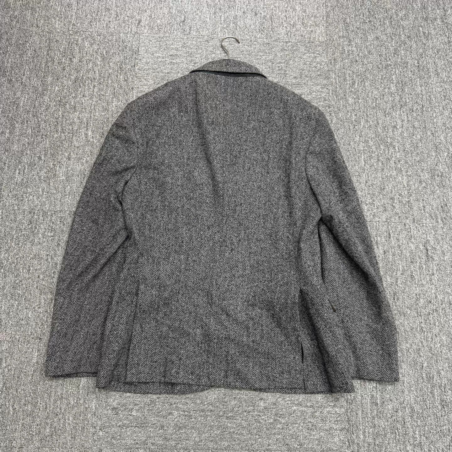 Brunello Cucinelli Brunello Cucinelli Herringbone Wool Blazer Size 40R Size 40R - 6 Thumbnail