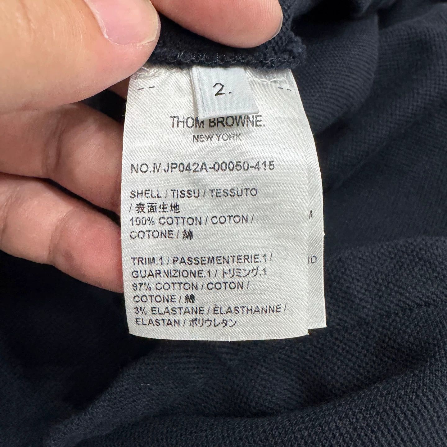 Thom Browne Thom Browne Signature Stripe Polo Size 2 Size US M / EU 48-50 / 2 - 5 Thumbnail