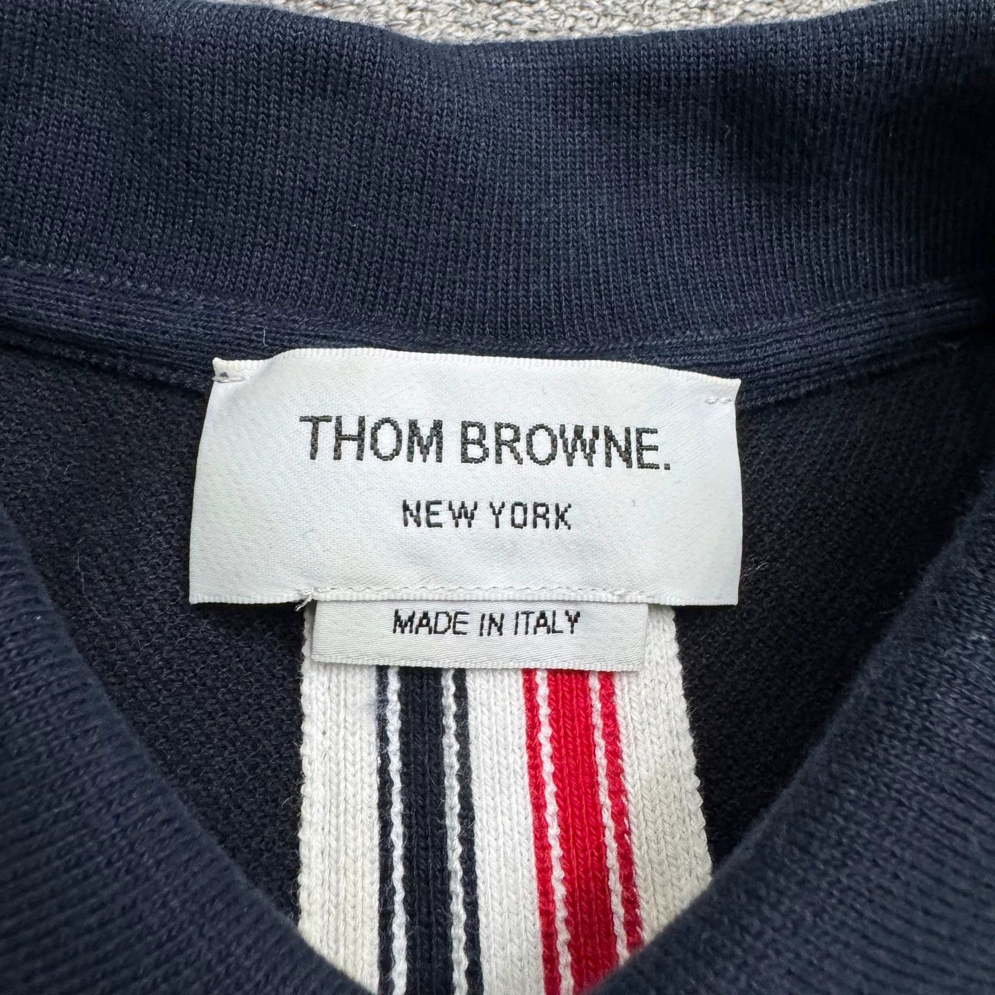 Thom Browne Thom Browne Signature Stripe Polo Size 2 Size US M / EU 48-50 / 2 - 4 Thumbnail