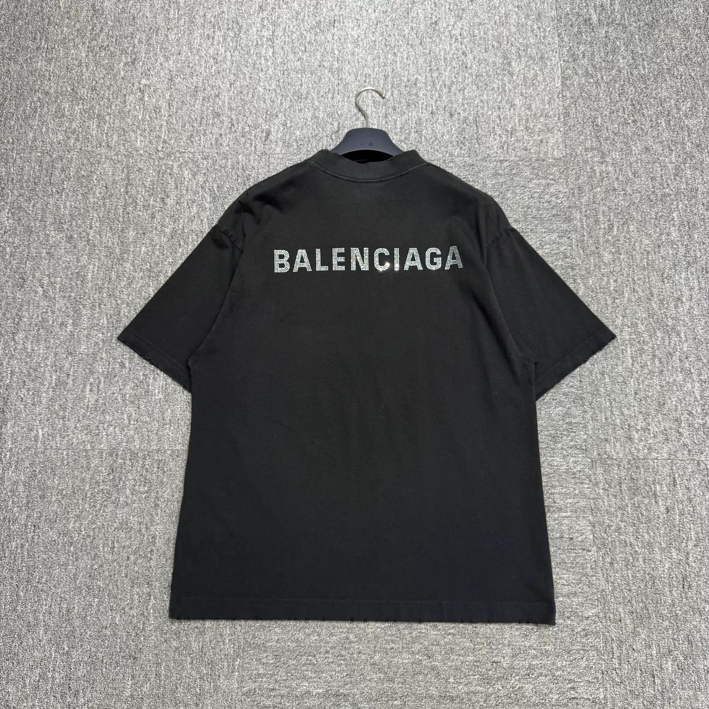 Balenciaga Balenciaga Rhinestone Logo T-Shirt Size XXS Size US XXS / EU 40 - 7 Thumbnail