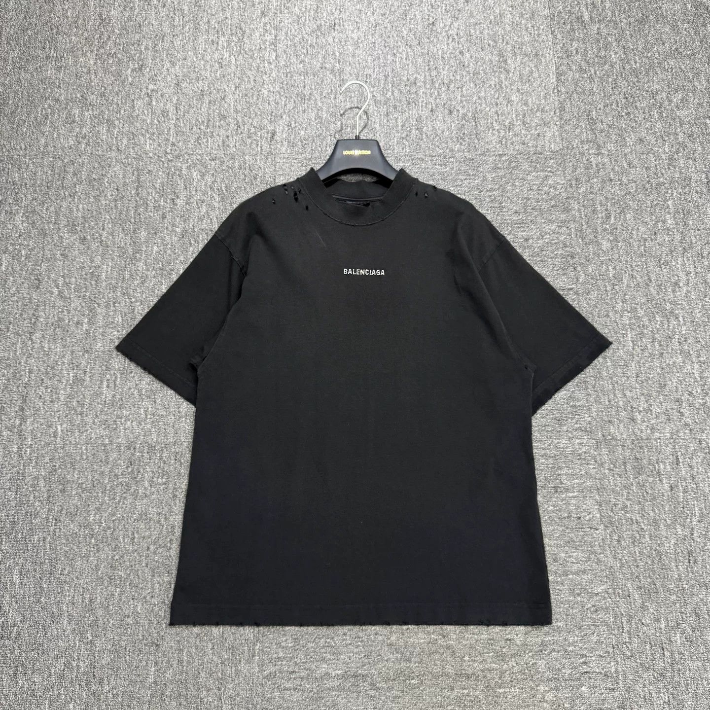 Balenciaga Balenciaga Rhinestone Logo T-Shirt Size XXS Size US XXS / EU 40 - 2 Thumbnail