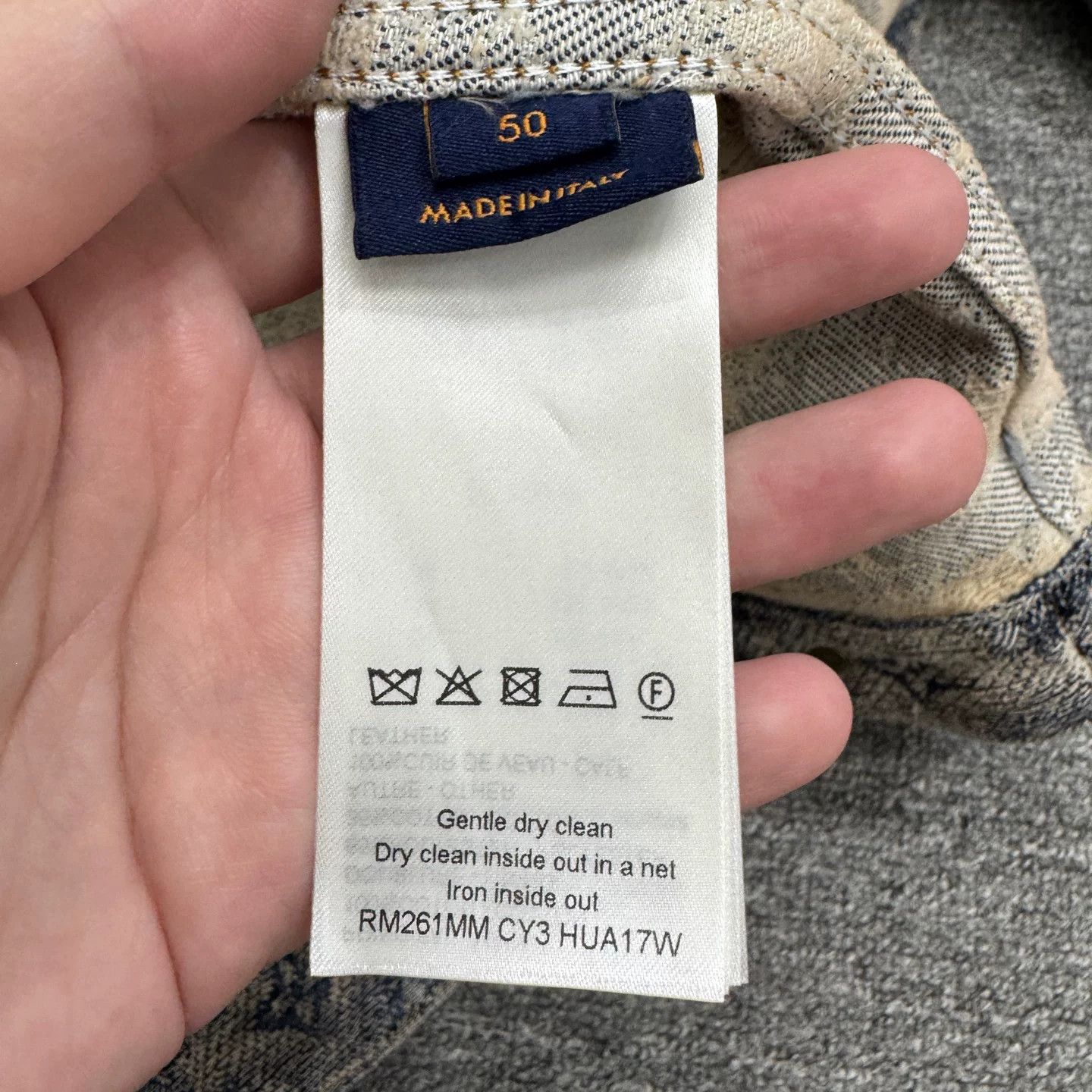 Louis Vuitton Louis Vuitton Monogram Jacquard Denim Jacket Size M Size US M / EU 48-50 / 2 - 4 Thumbnail