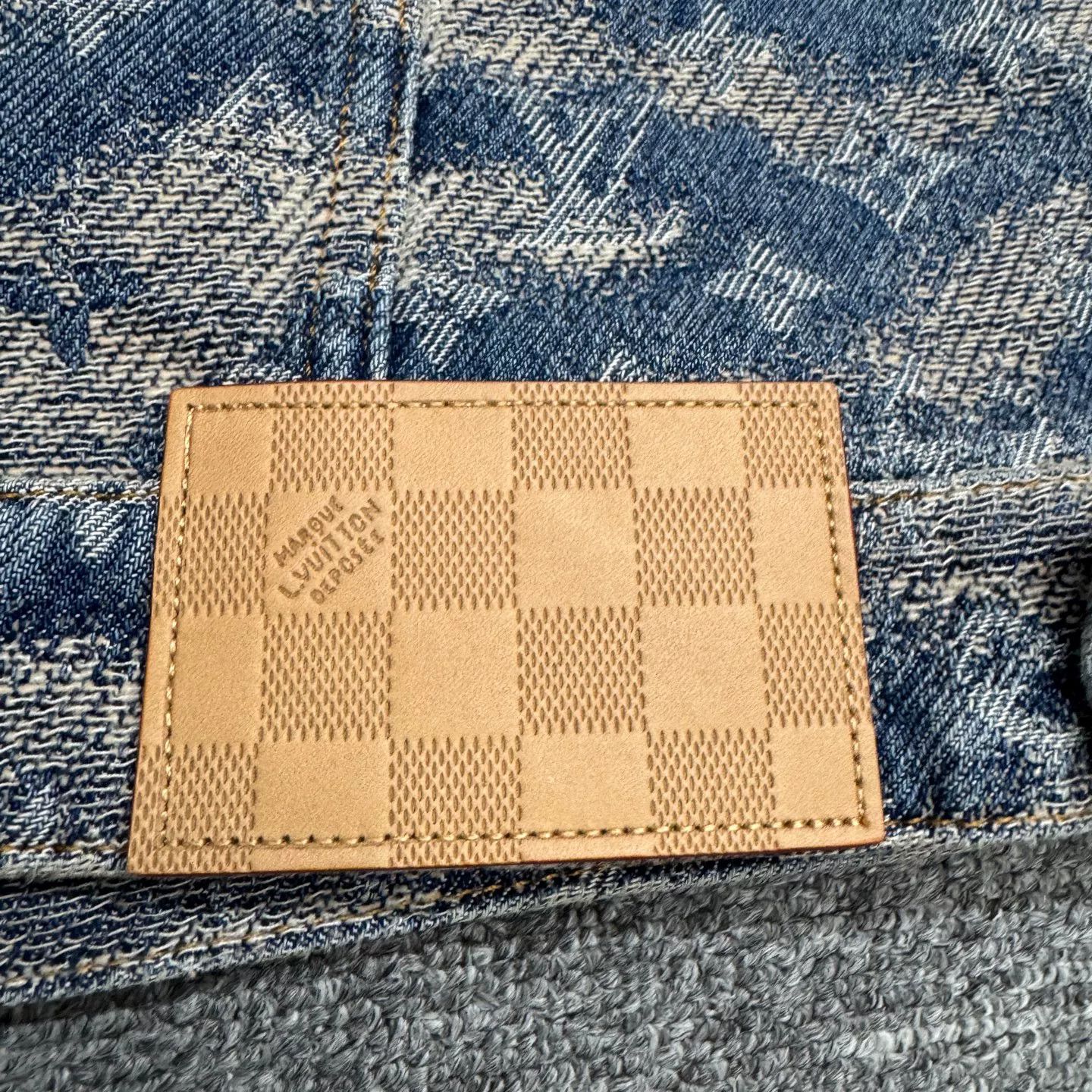 Louis Vuitton Louis Vuitton Monogram Jacquard Denim Jacket Size M Size US M / EU 48-50 / 2 - 7 Thumbnail