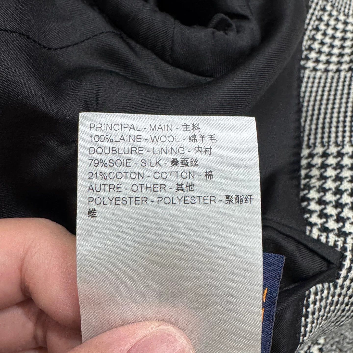 Louis Vuitton Louis Vuitton Check Wool Blazer Size 38R Size 38R - 5 Thumbnail