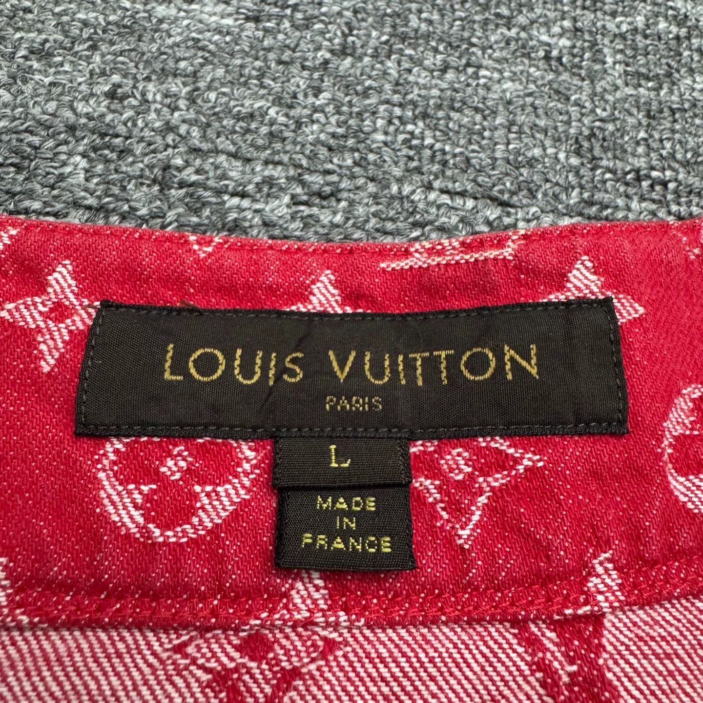 Louis Vuitton Louis Vuitton x Supreme Monogram Jersey L Size US L / EU 52-54 / 3 - 4 Thumbnail
