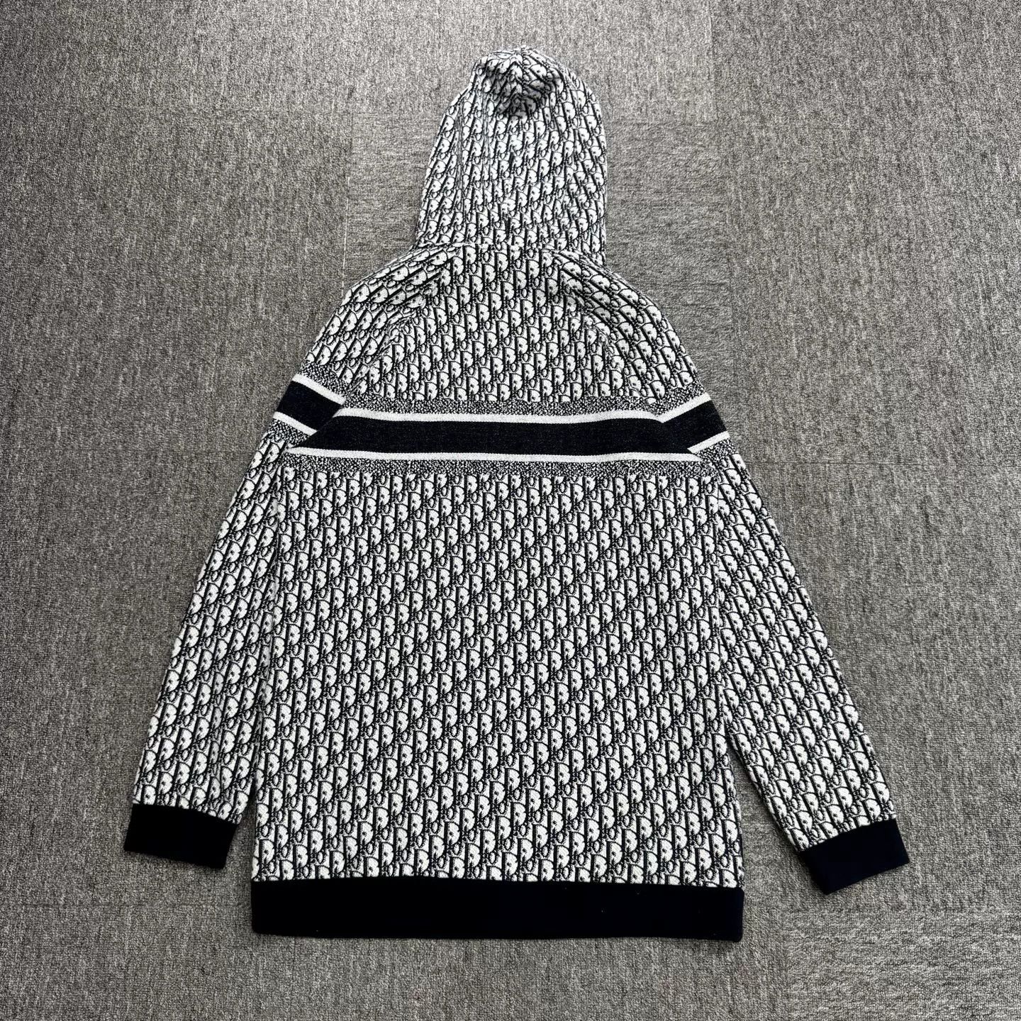 Dior Dior Oblique Hooded Sweatshirt Size L Size US L / EU 52-54 / 3 - 7 Thumbnail
