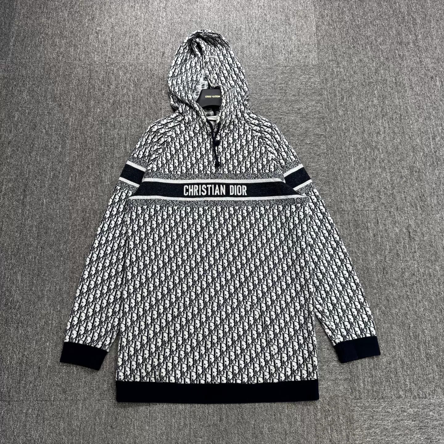 Dior Dior Oblique Hooded Sweatshirt Size L Size US L / EU 52-54 / 3 - 2 Thumbnail
